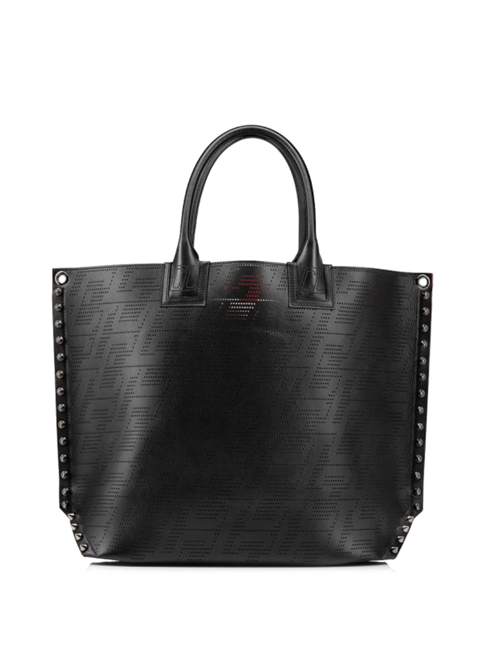 Christian Louboutin Perforated Calf Leather Tote Bag