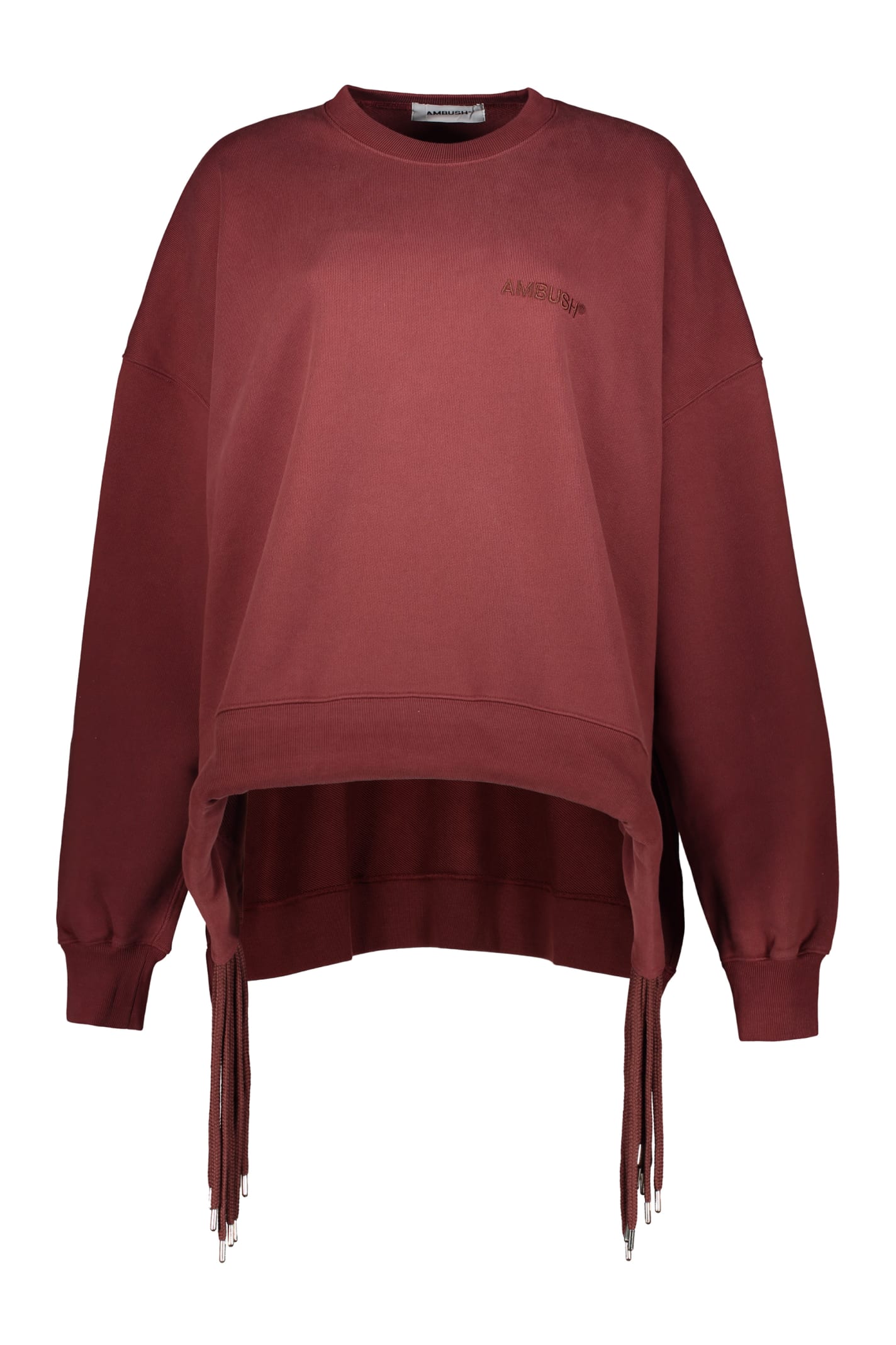 Shop Ambush Cotton Sweatshirt In Brown