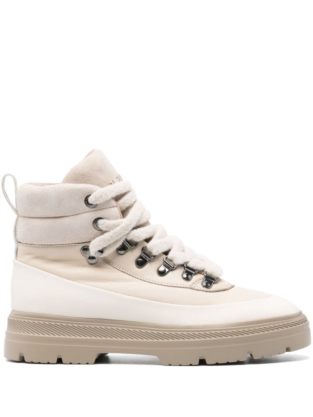 Shop Woolrich Hiking Boot Gum In Cream