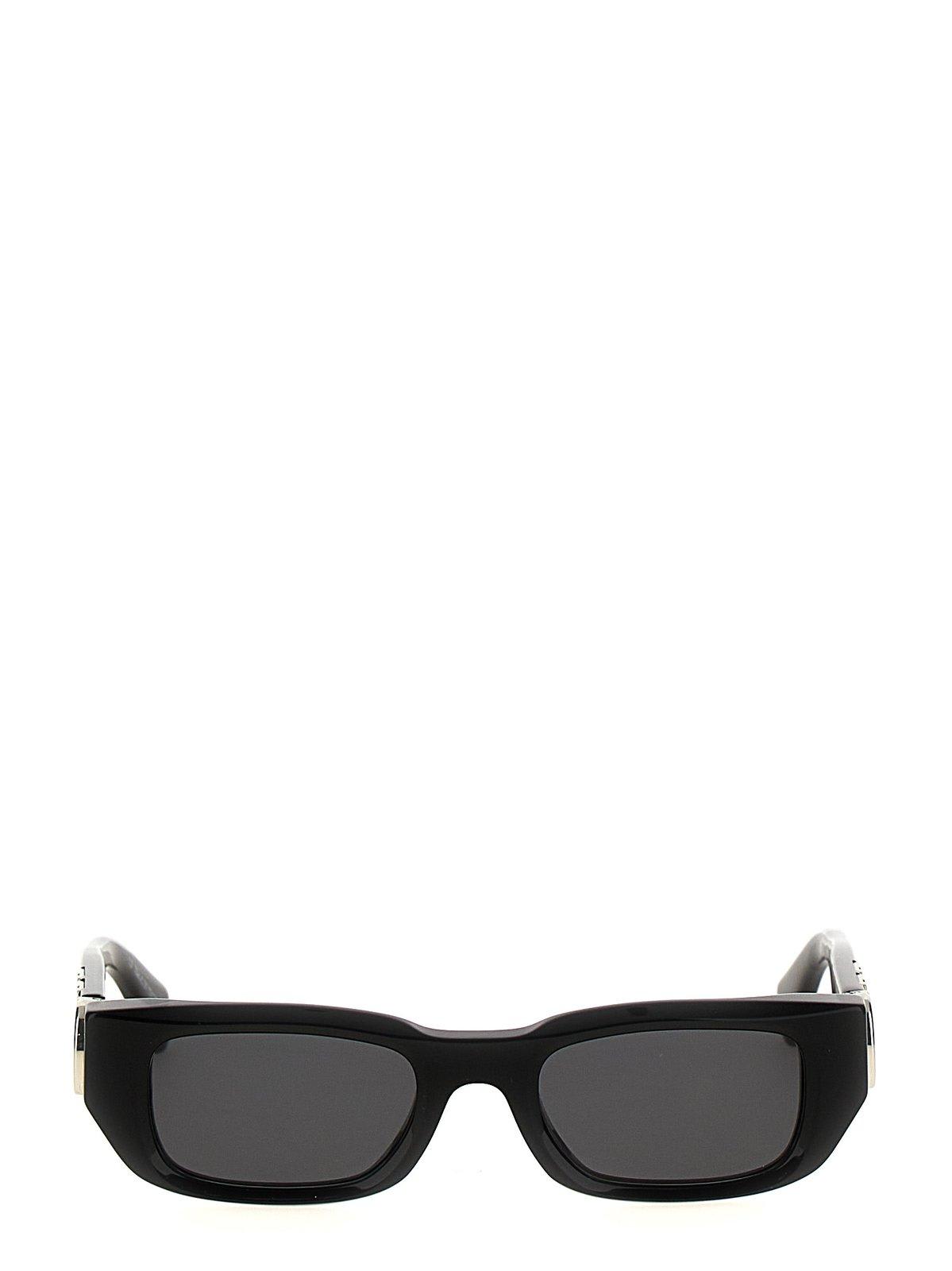 Shop Off-white Fillmore Rectangular Frame Sunglasses In Nero