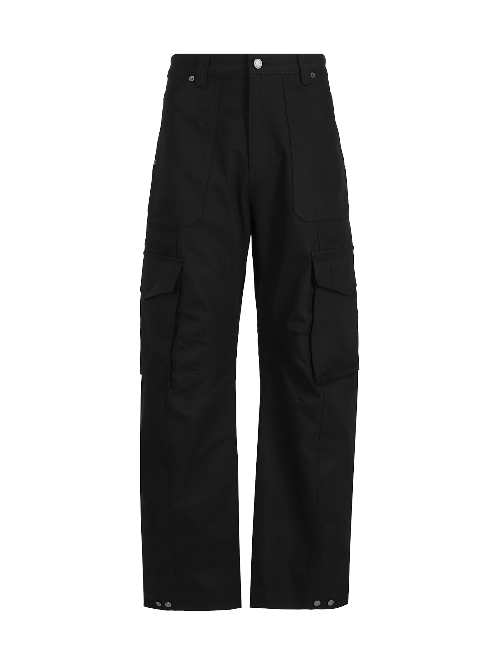 Shop Golden Goose Golden Cargo Pants In Black