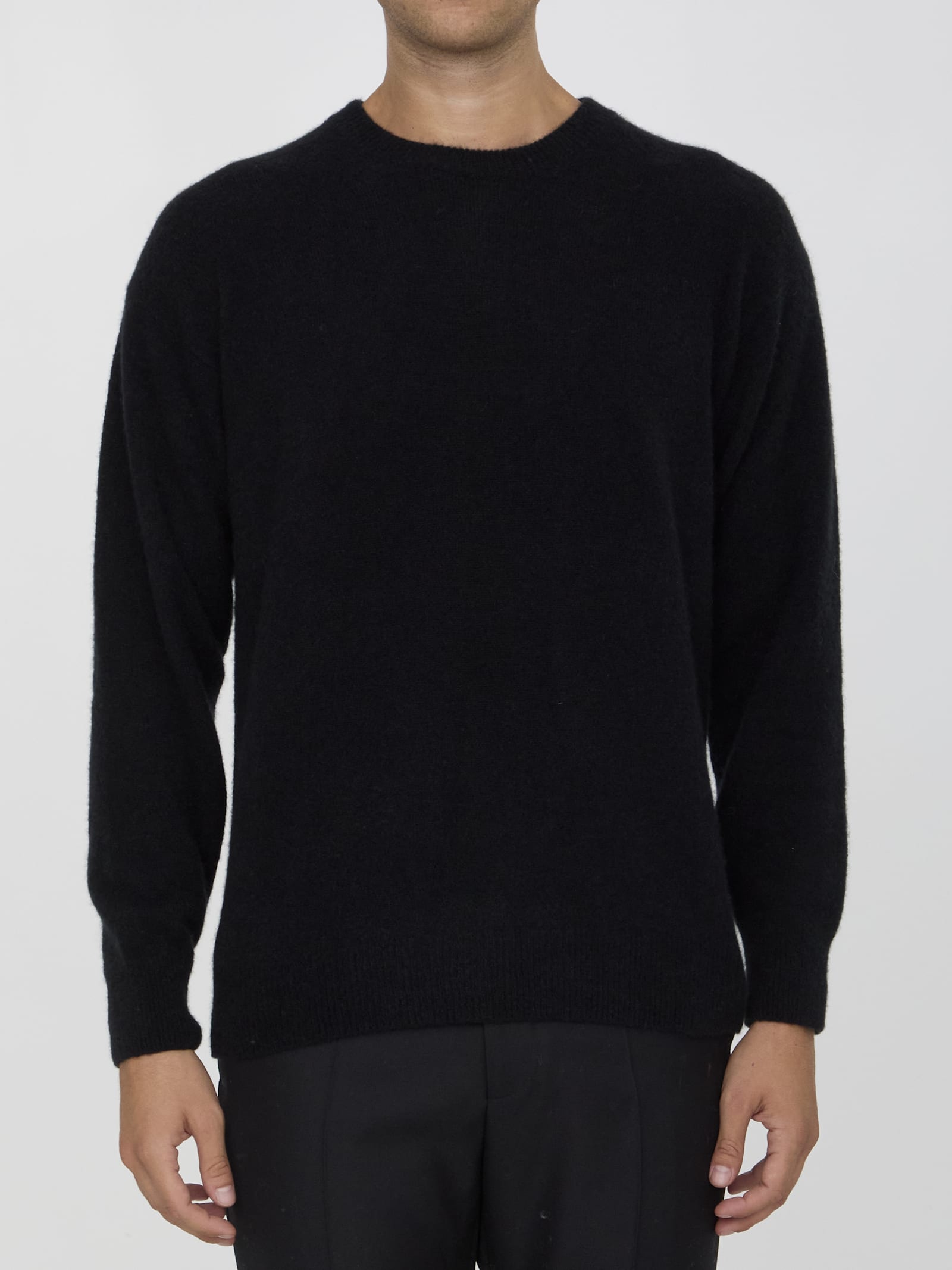 Shop Roberto Collina Cashmere Sweater In Black