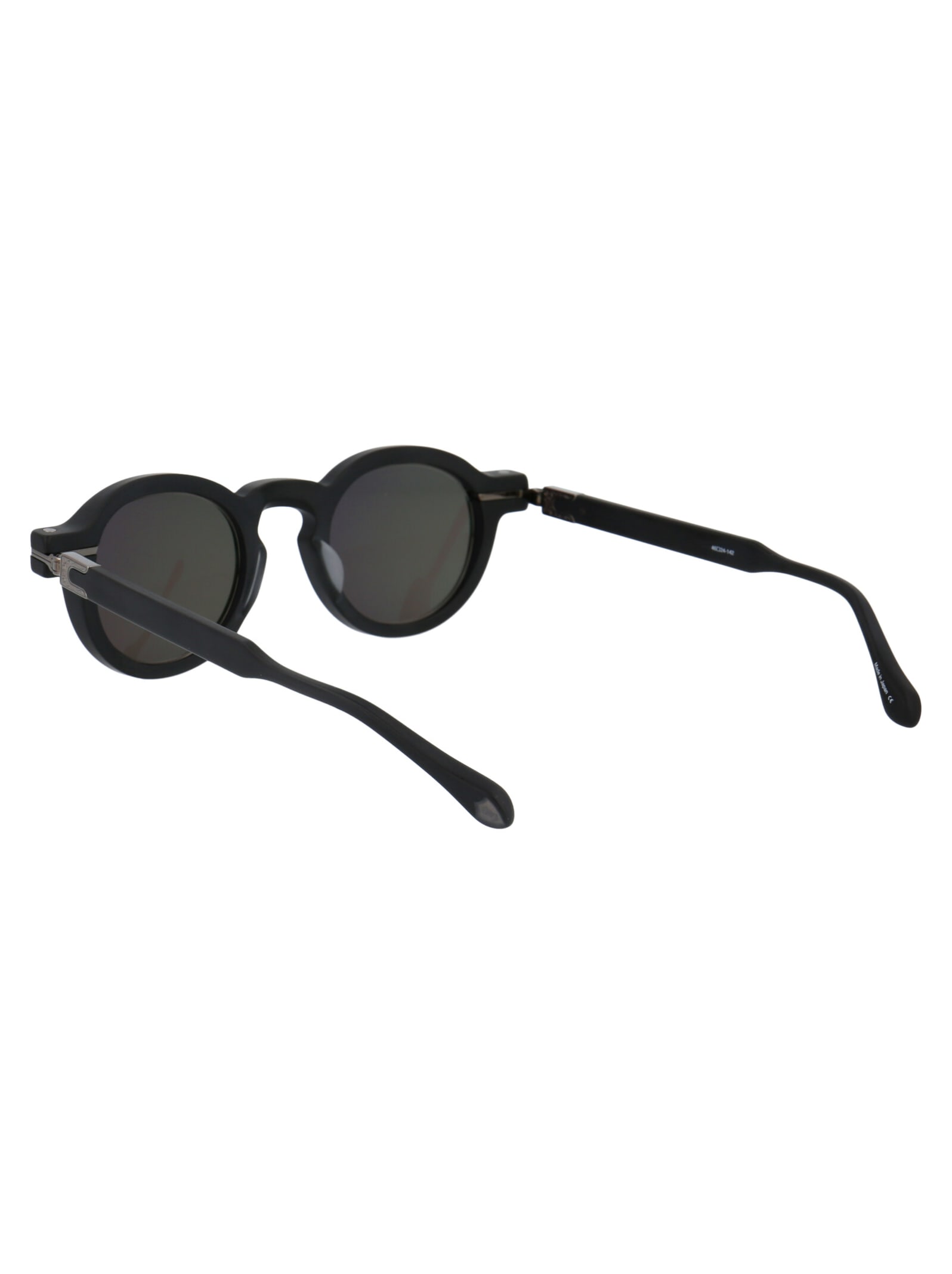 Shop Matsuda M2050 Sunglasses In Matte Black Ruthenium