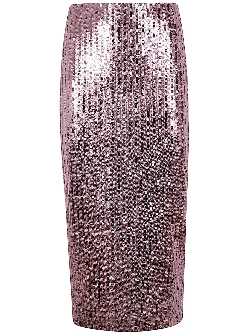 Shop Rotate Birger Christensen Sequins Pencil Skirt In Silver Pink