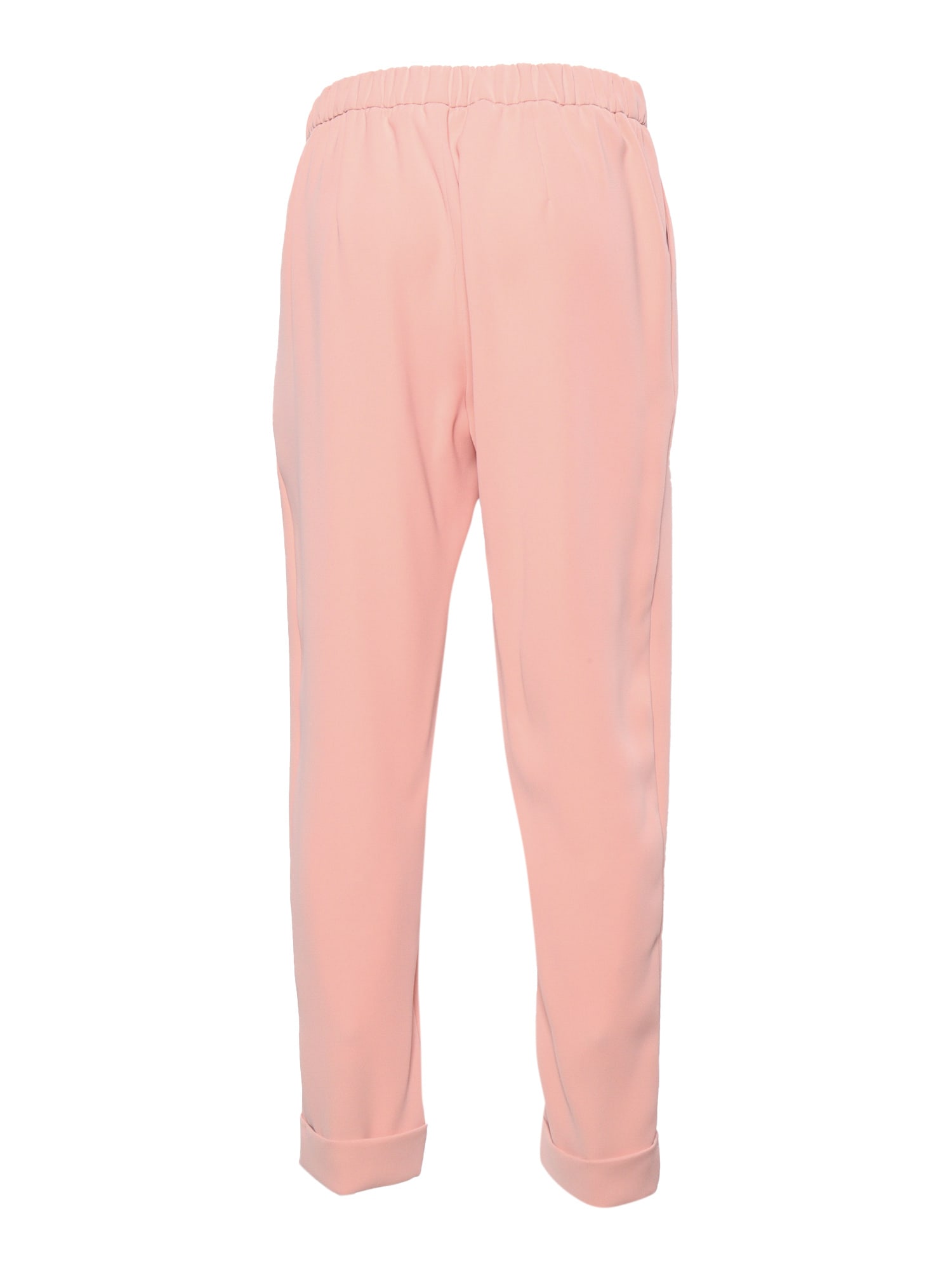 P.a.r.o.s.h Cropped Trousers In Pink