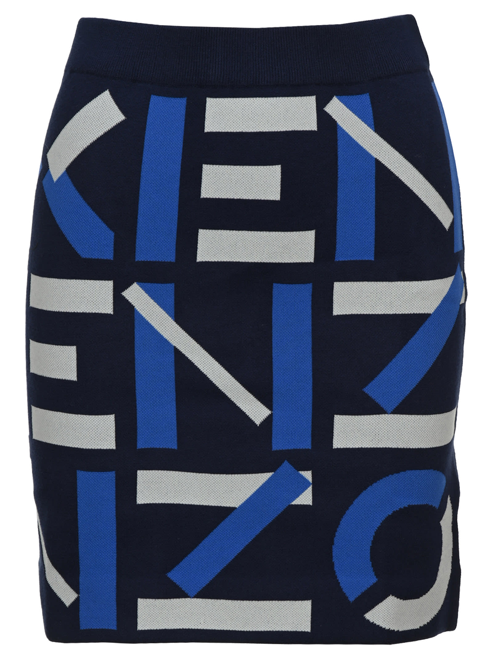 Kenzo Sport Jacquard Monogram Mini Skirt