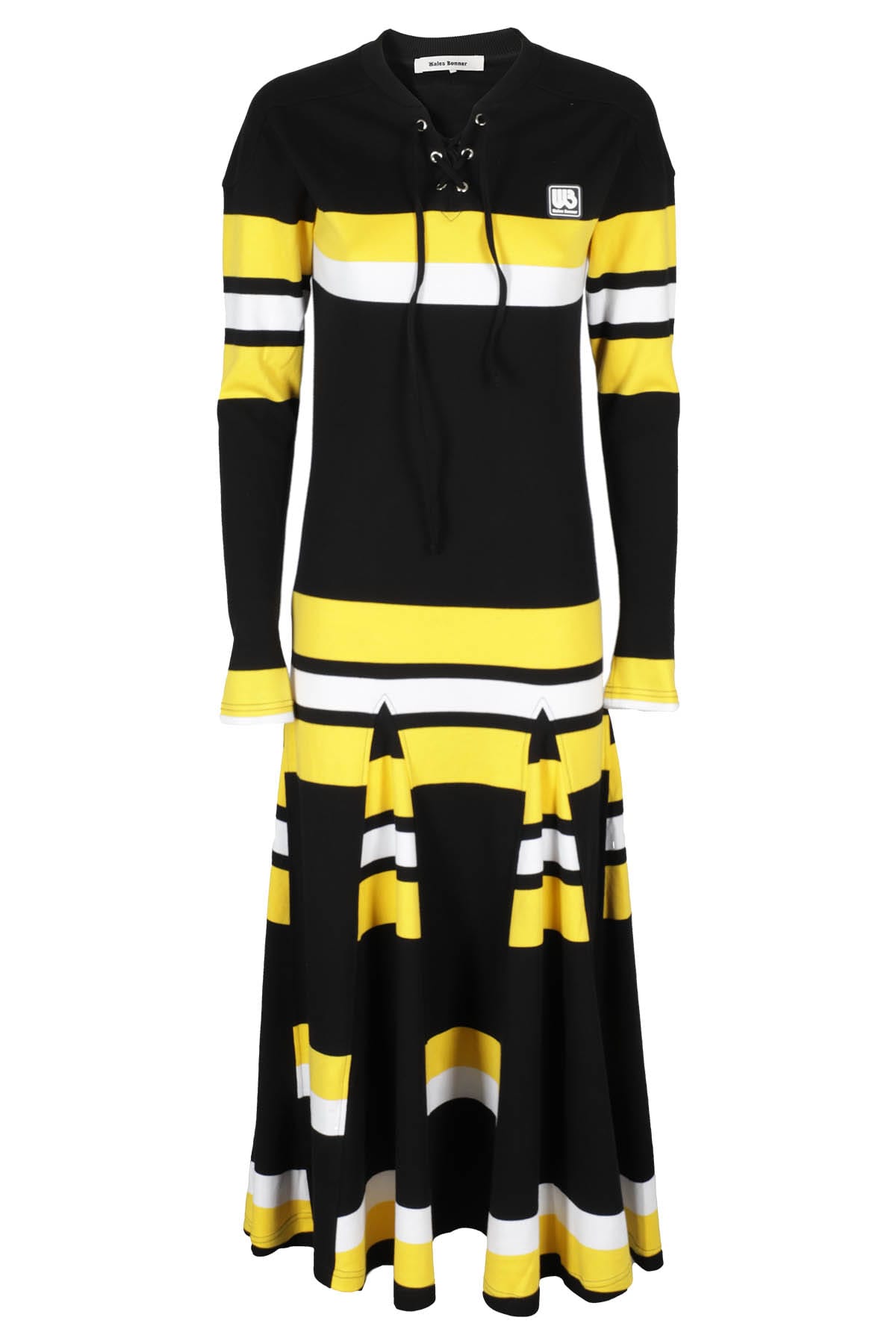 Shop Wales Bonner Aurora In Yellow White And Black