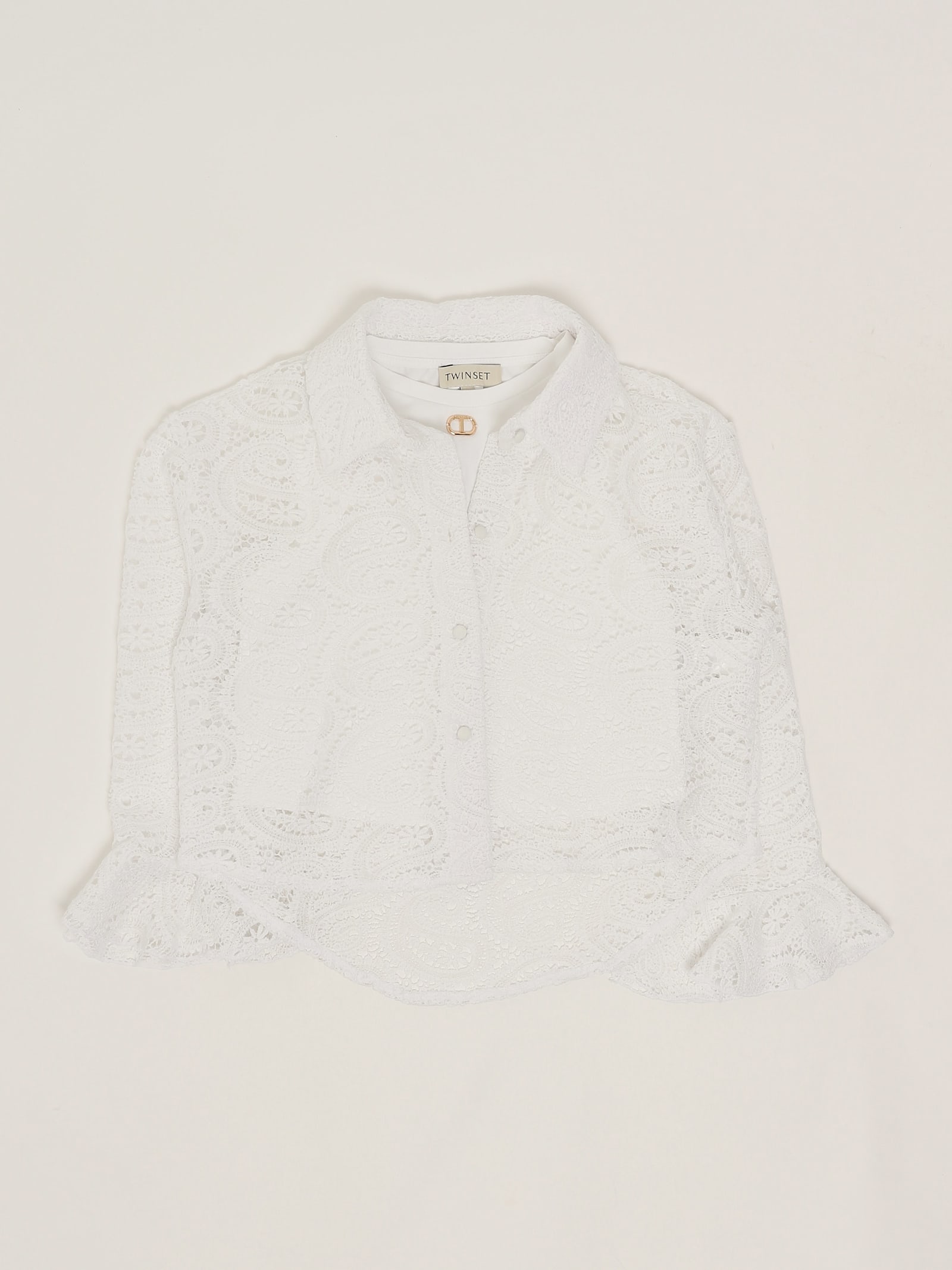 Twinset Shirt Shirt In White