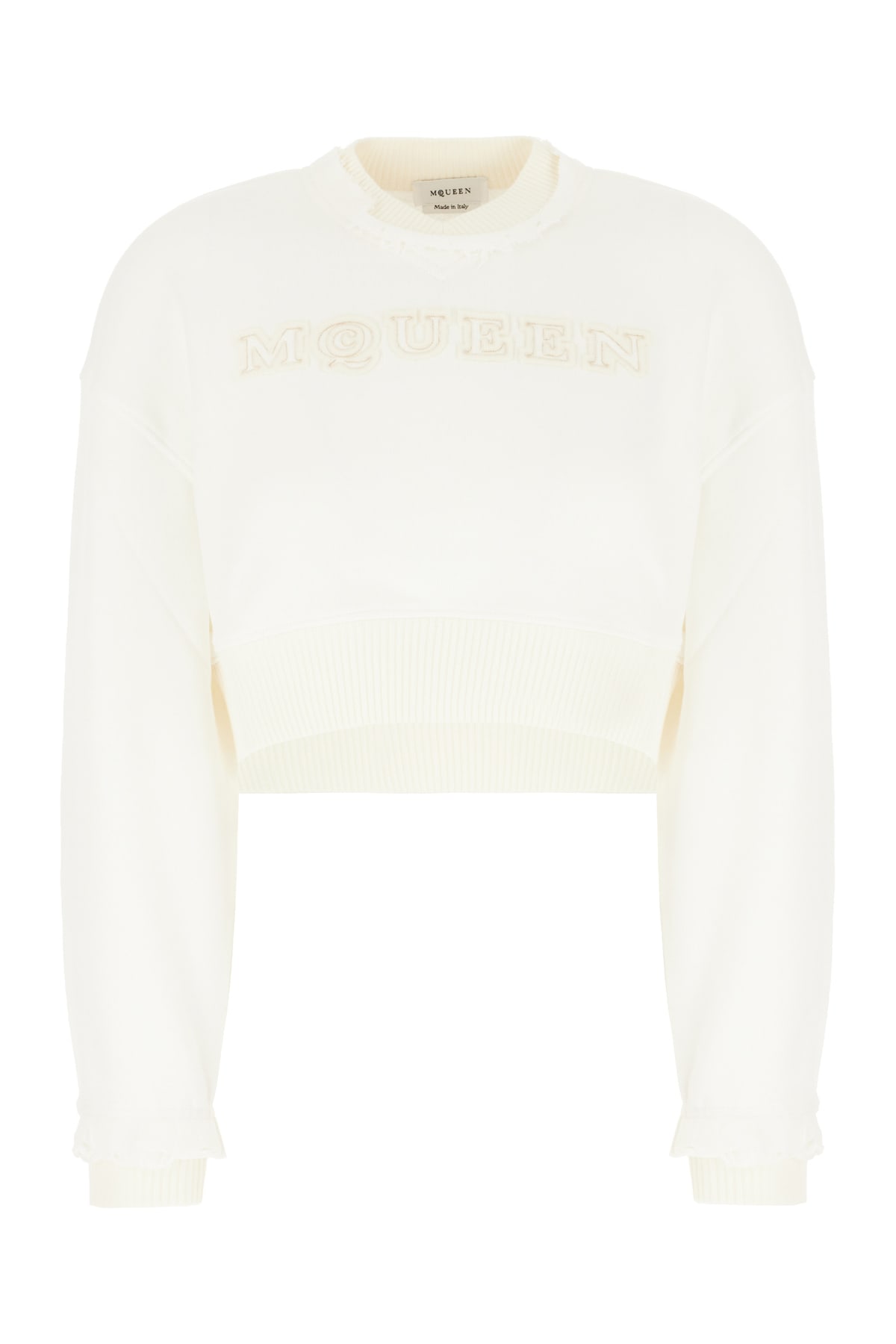 Ivory Cotton Sweatshirt