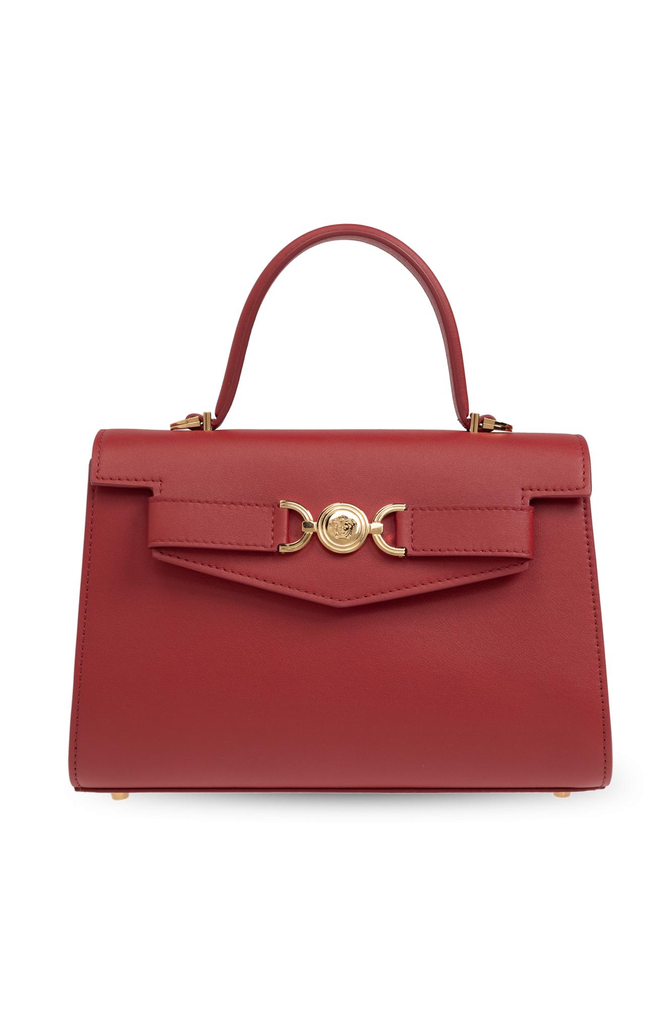 Shop Versace Shoulder Bag Medusa 95 In Red