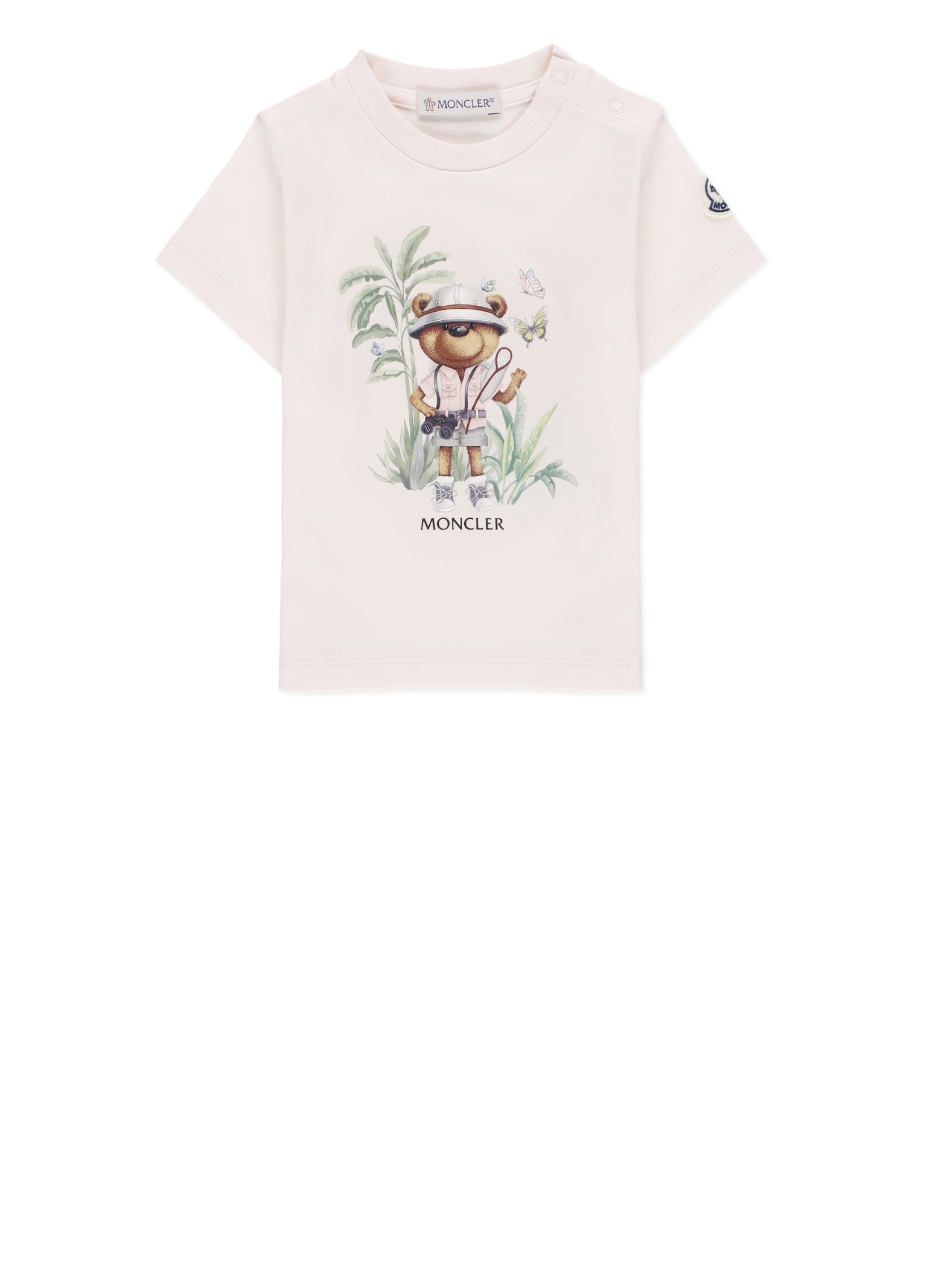 Moncler Cotton Shirt In Neutral