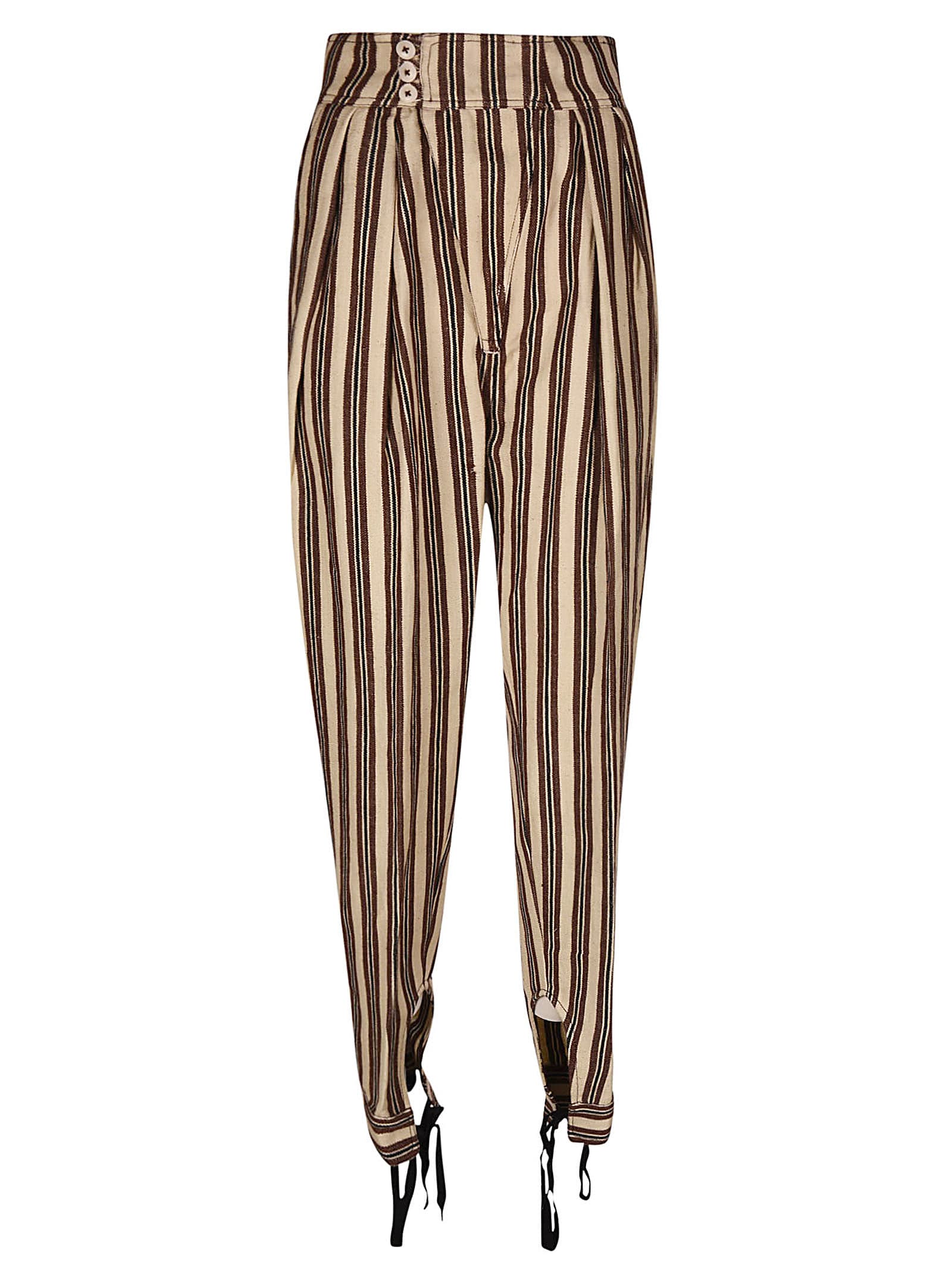 Laurence Bras Vertical Stripe Trousers