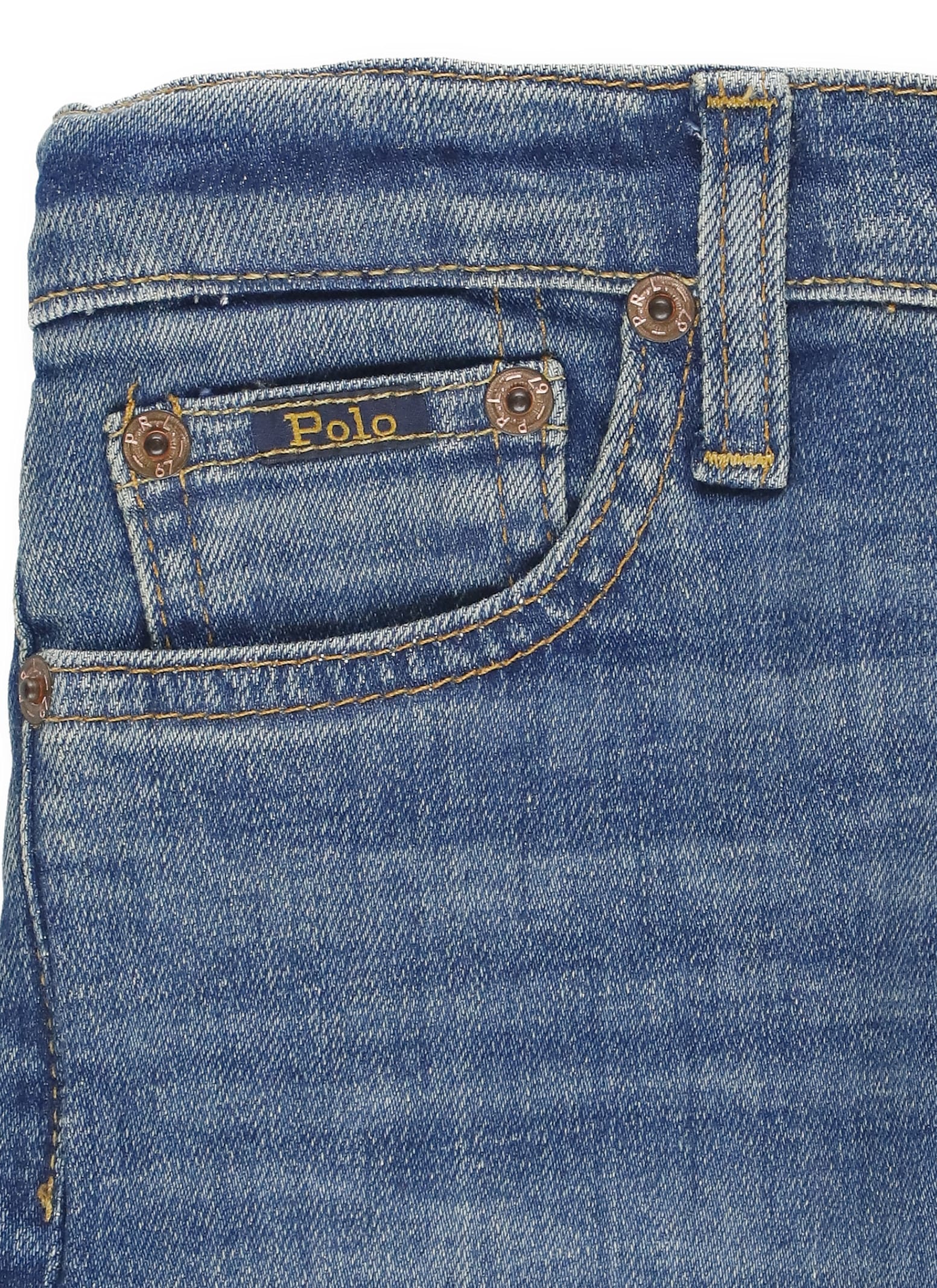 Polo Ralph Lauren Cotton Jeans In Blue