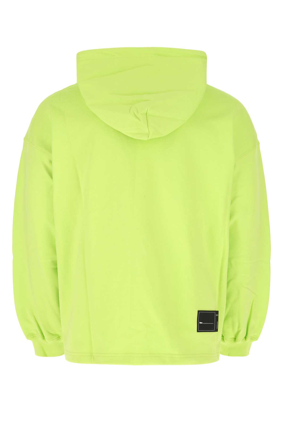 We11 Done We11done Sweatshirts In Lime