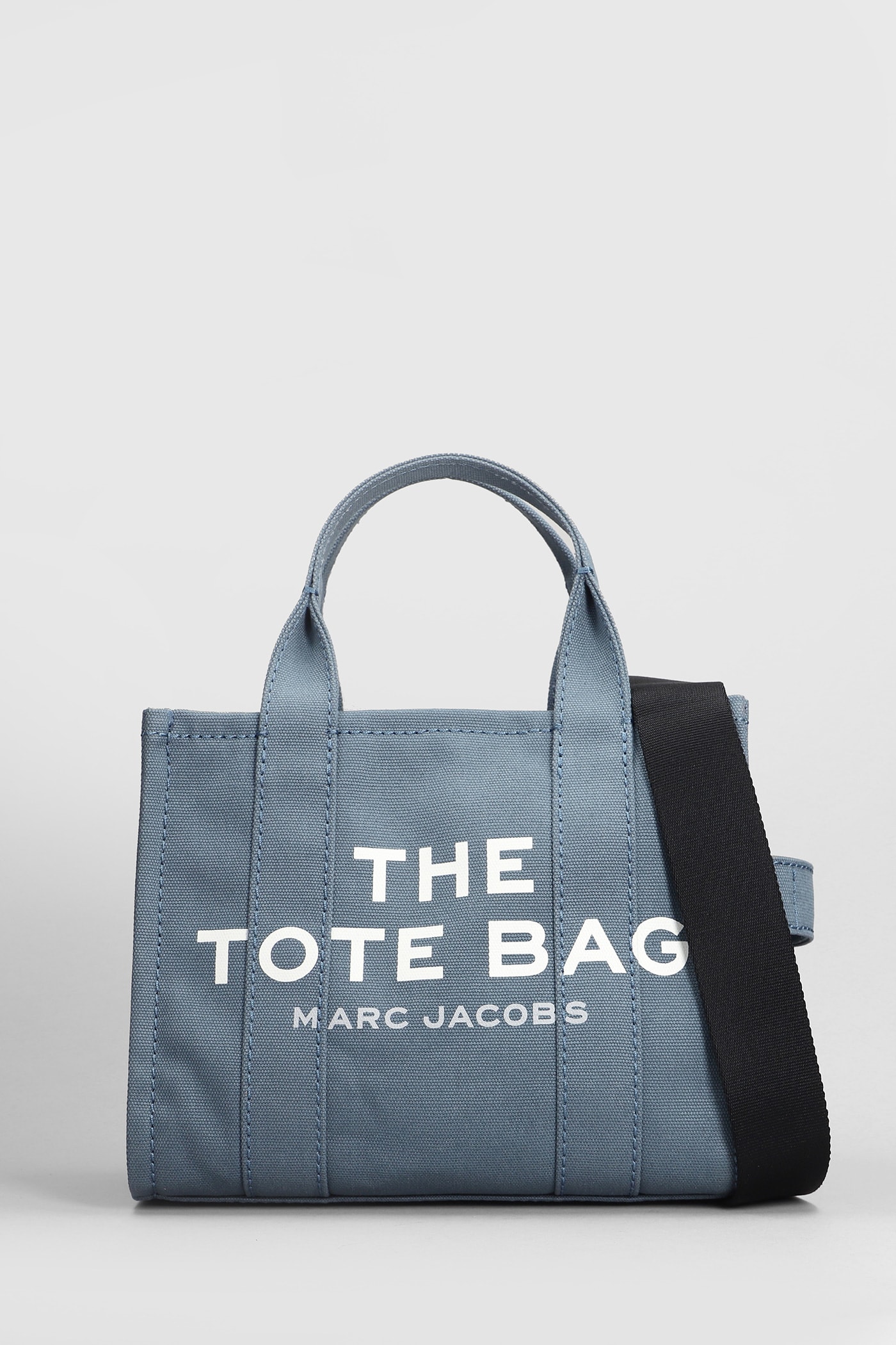 Shop Marc Jacobs The Small Tote Tote In Blue Cotton