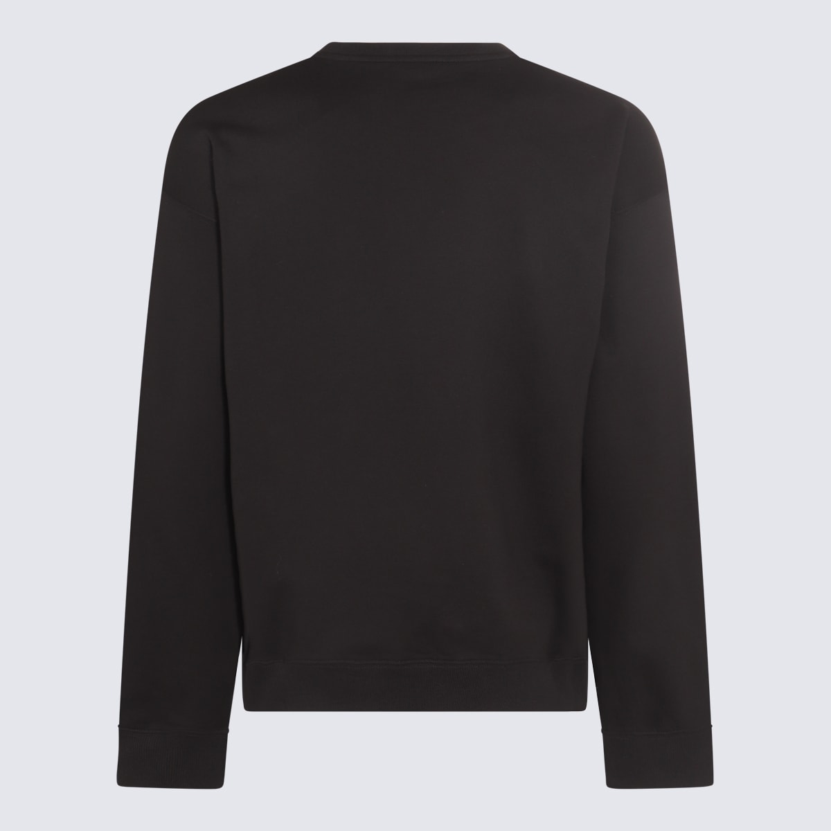 Shop Versace Black Multicolour Cotton Medusa Flame Sweatshirt