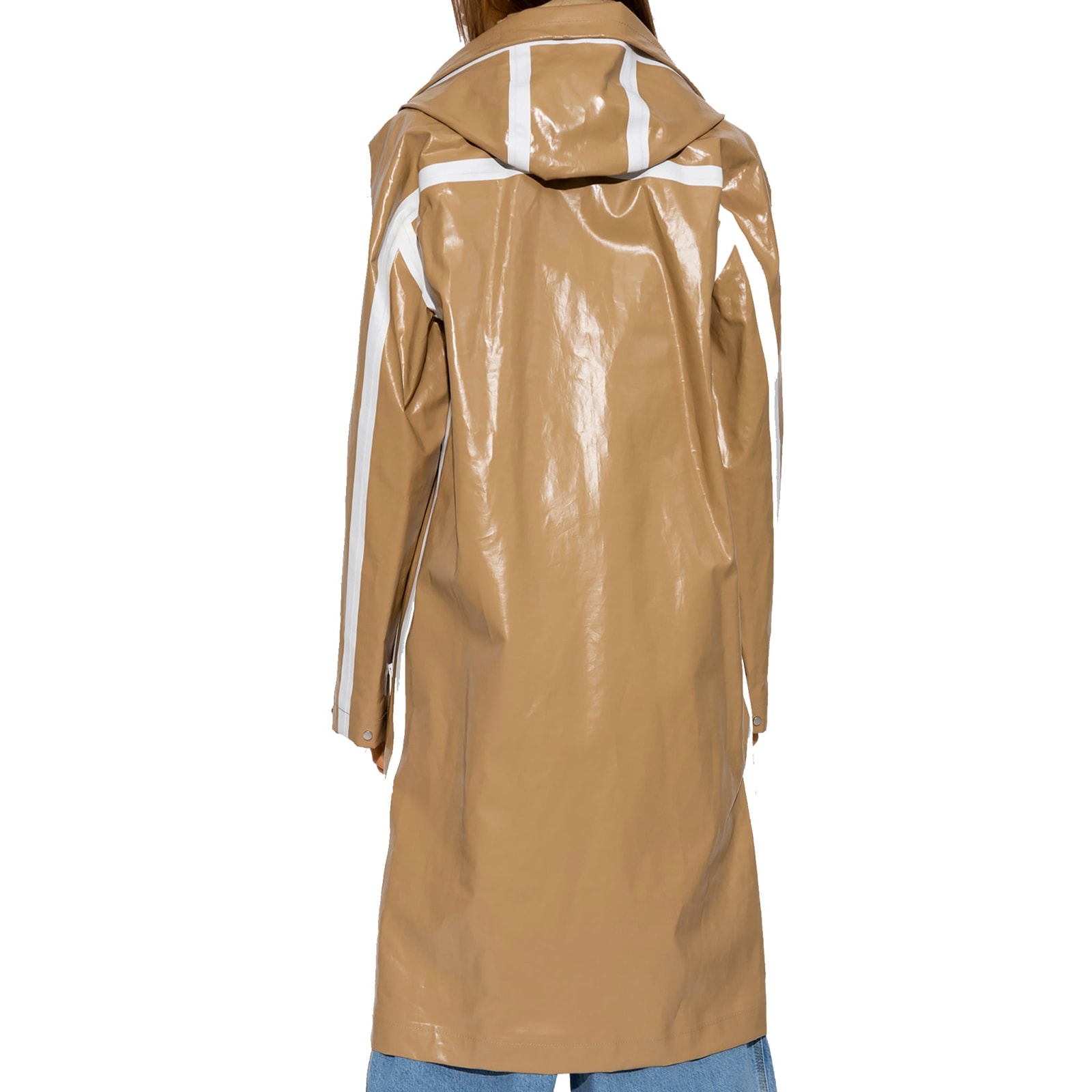 Shop Bottega Veneta Waterproof Coat In Brown