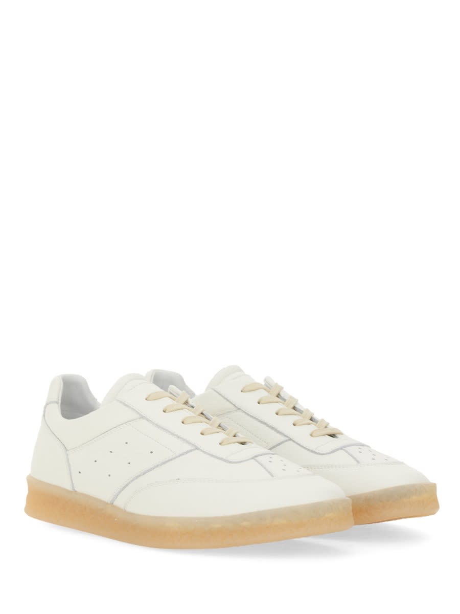 Shop Mm6 Maison Margiela Sneaker 6 Court In White