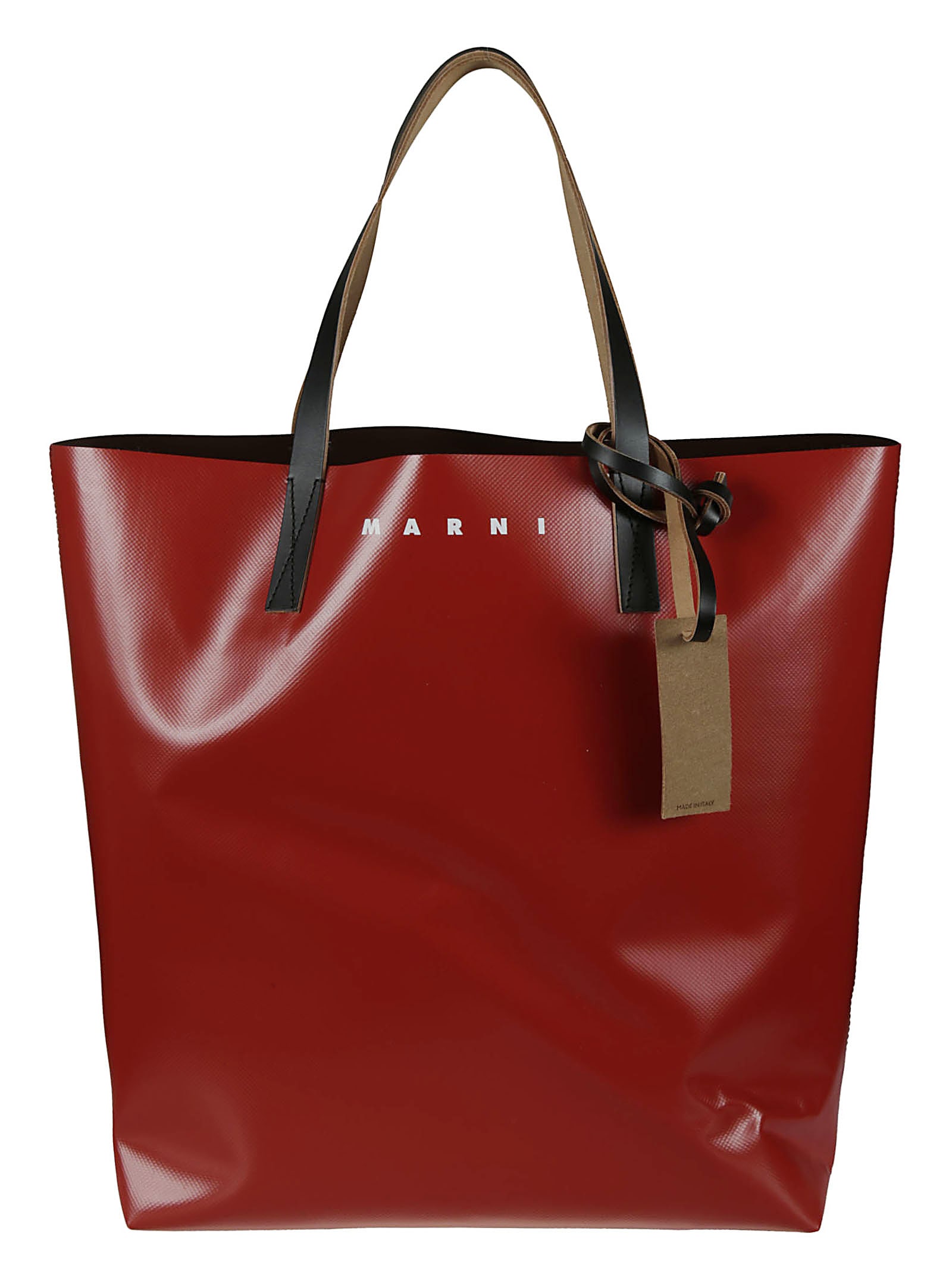 Marni Colourblock Logo Shopper Bag