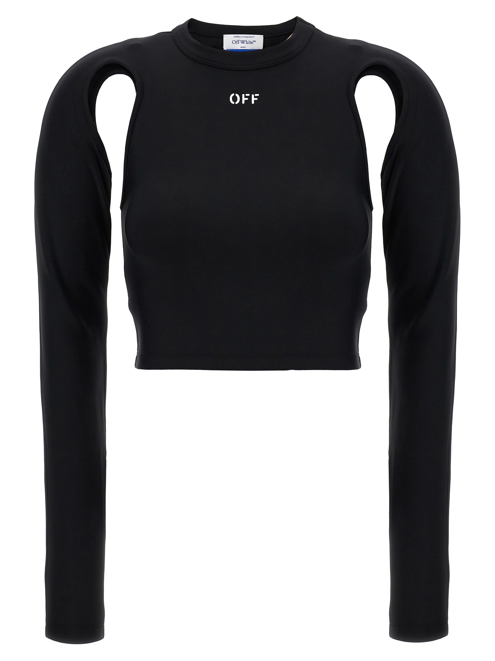 Shop Off-white Sleek Top In Black