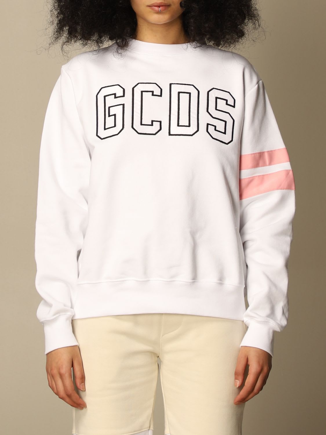 Gcds Sweatshirt Gcds Crewneck Sweatshirt With Logo
