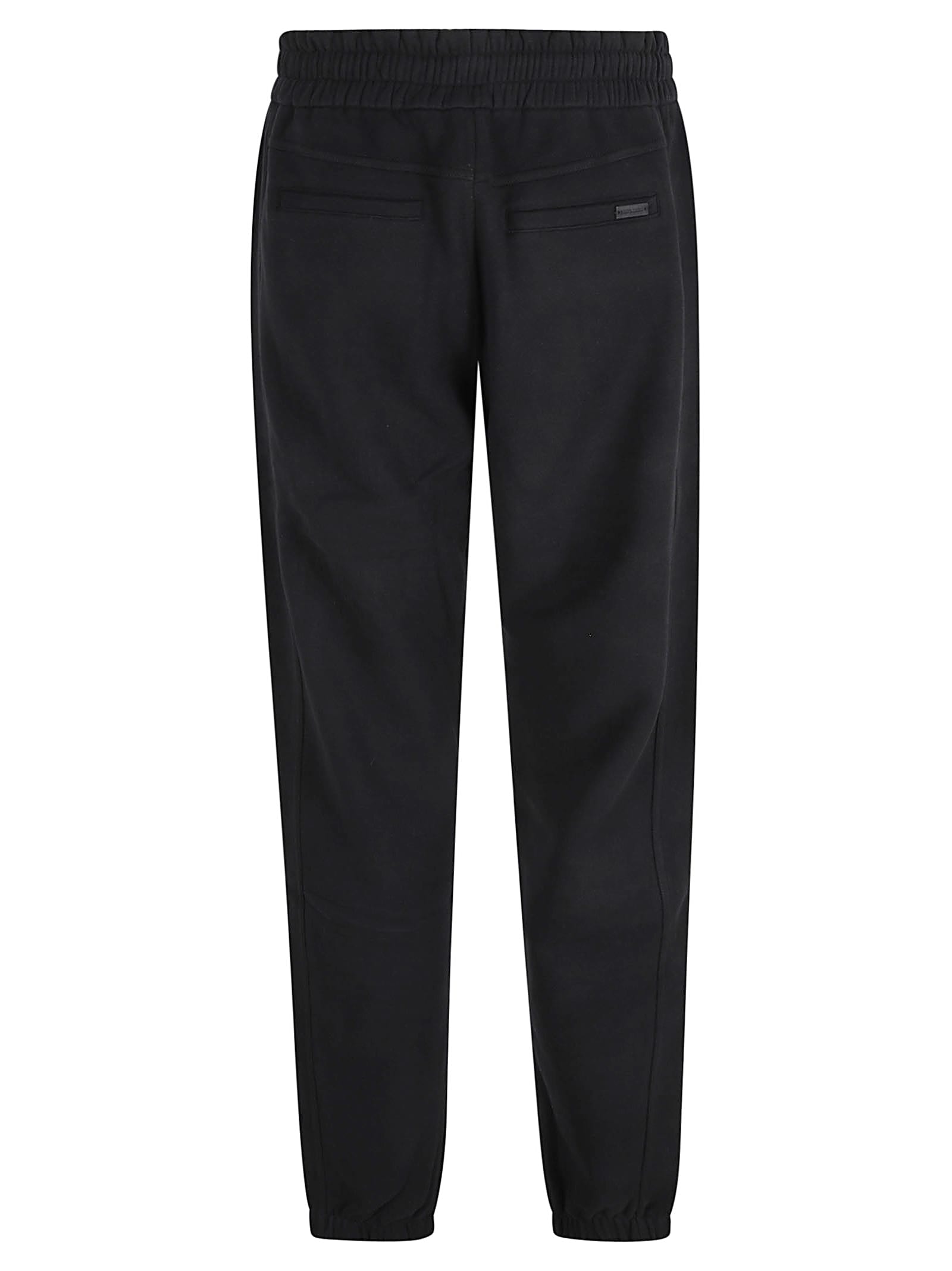 Shop Saint Laurent Laced Track Pants In Black