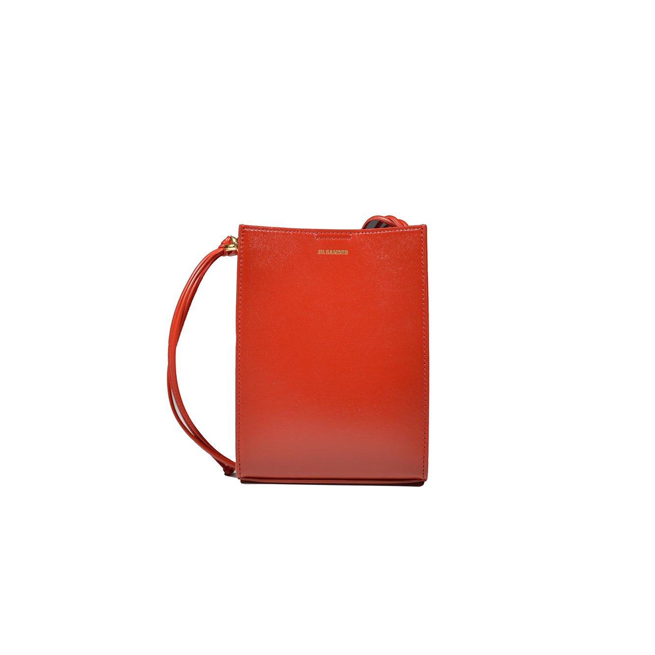 Shop Jil Sander Logo Detailed Small Crossbody Bag In Aragosta