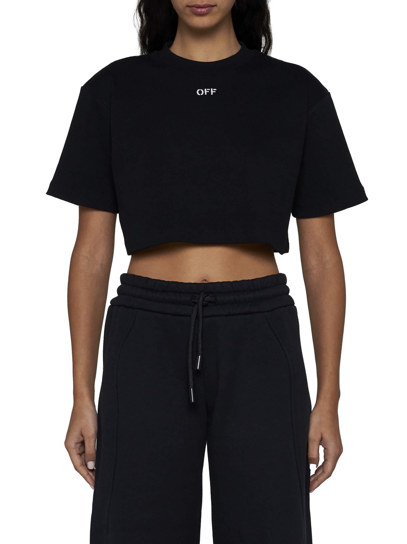 Shop Off-white T-shirt In Black