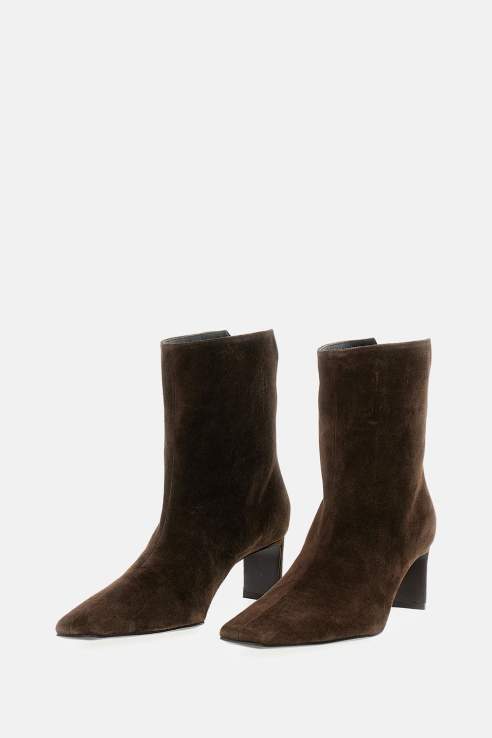 Khaite Ona 55 Ankle Boots In Brown