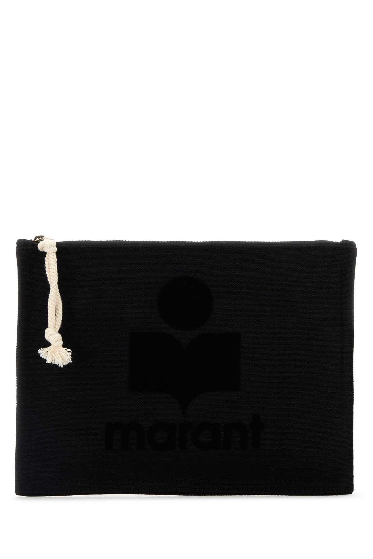 Black Canvas Netia Pouch