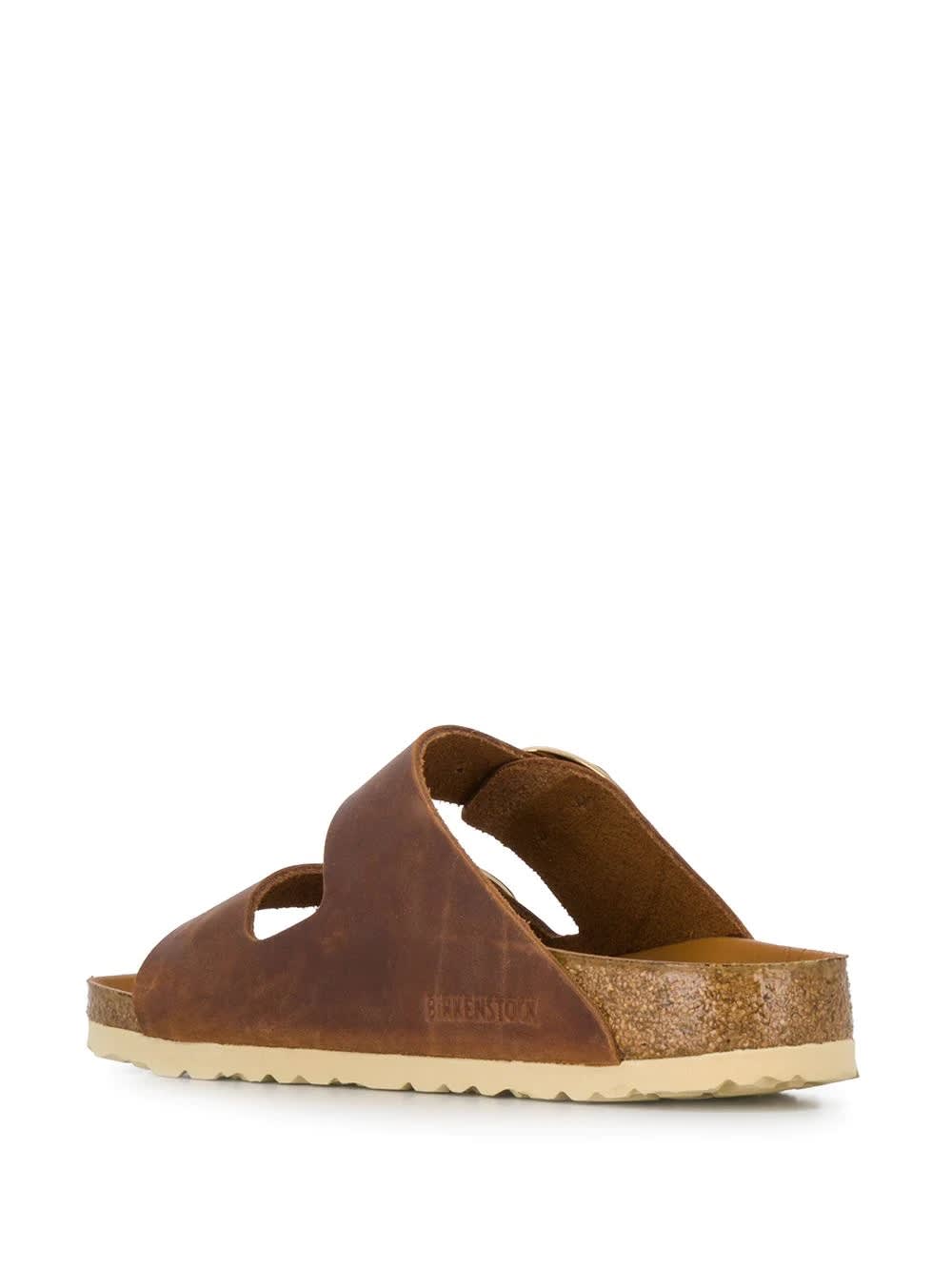 Birkenstock Arizona Big Buckle Leather Sandals In Brown | ModeSens