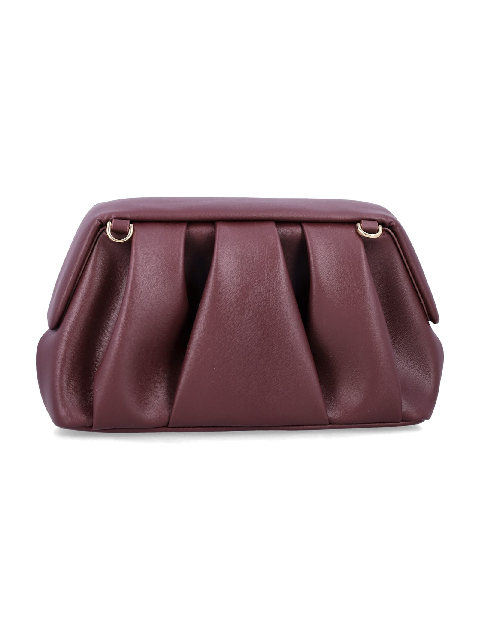 Themoirè Afrodite Vegan Leather Clutch In Black