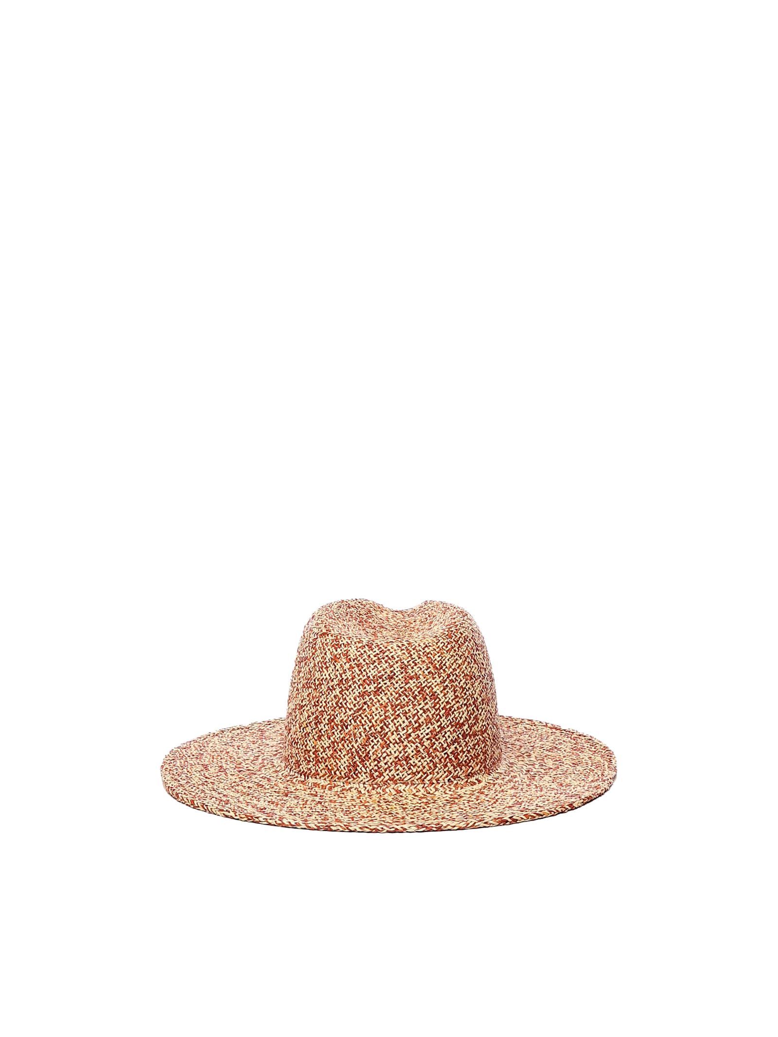 Ruslan Baginskiy Hat With Wide Brim In Beige Red