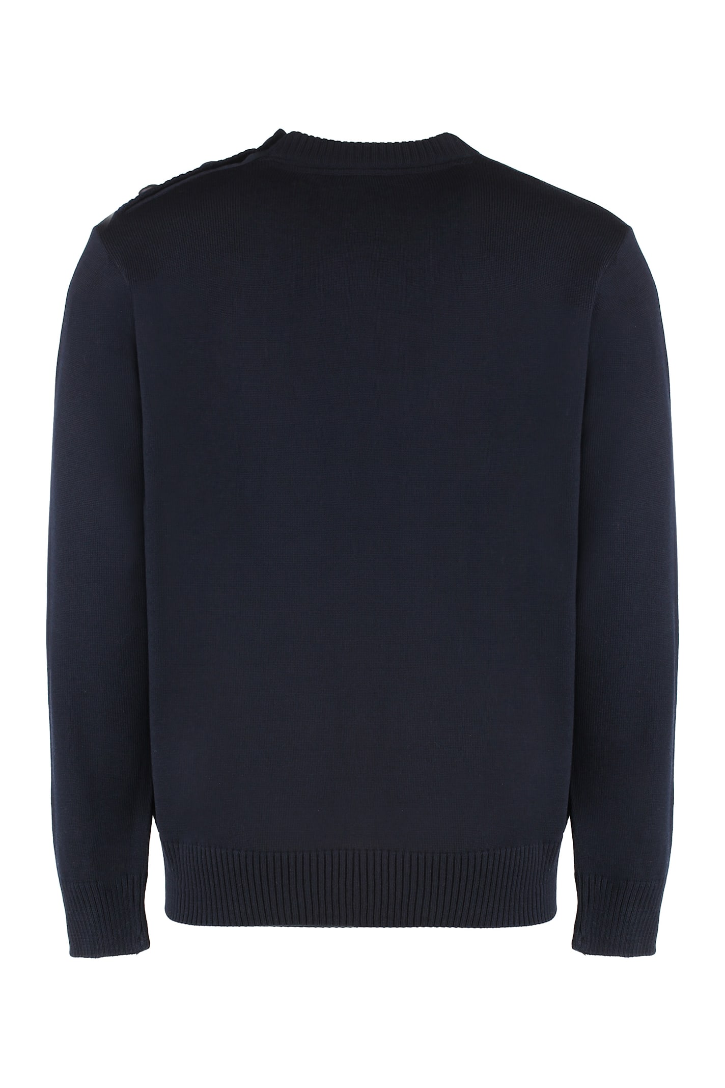 Paul&shark Virgin Wool Crew-neck Sweater In Blue