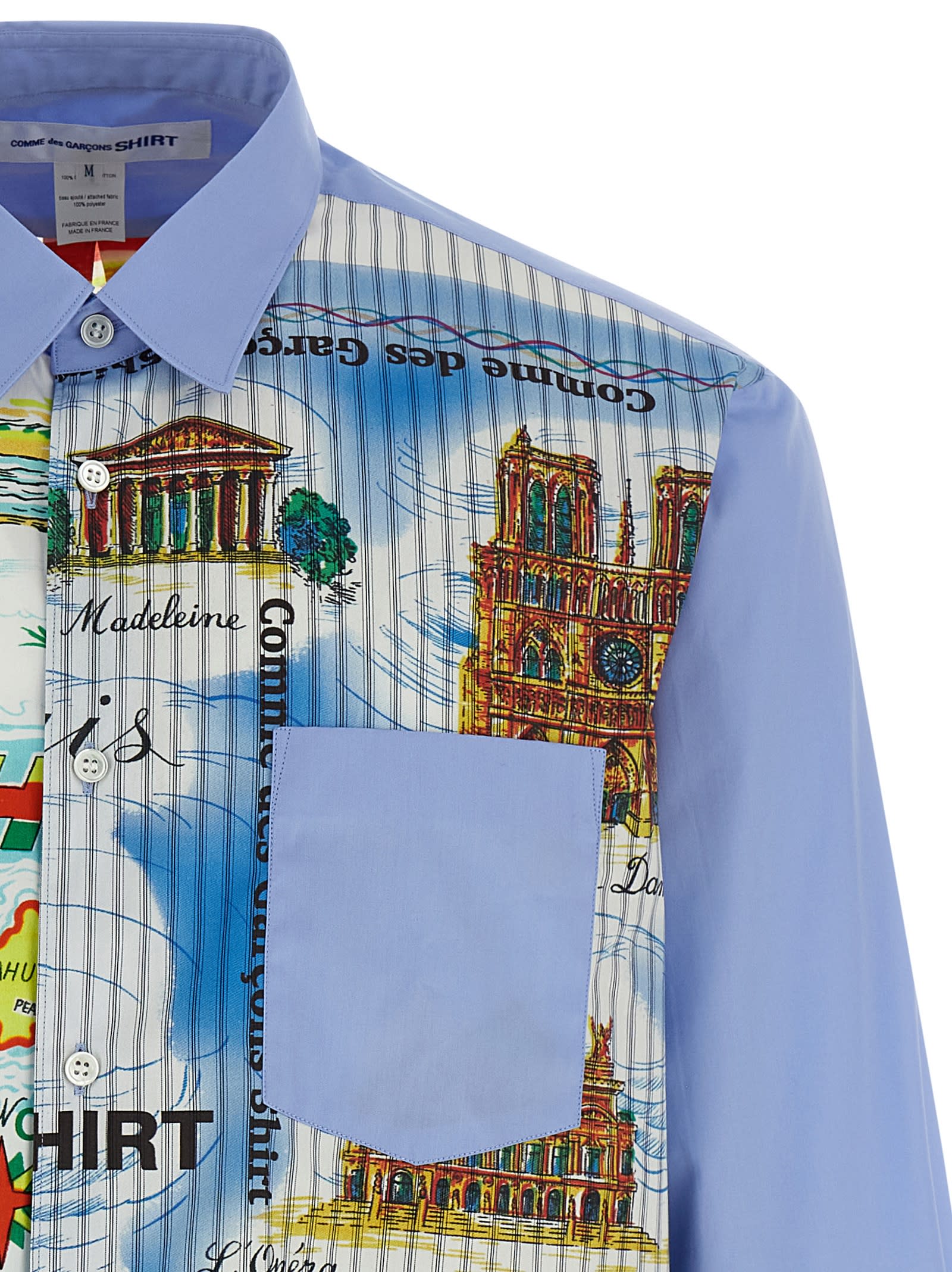 Comme Des Garçons Shirt Printed Shirt Shirt And Blouse Multicolor In Multi