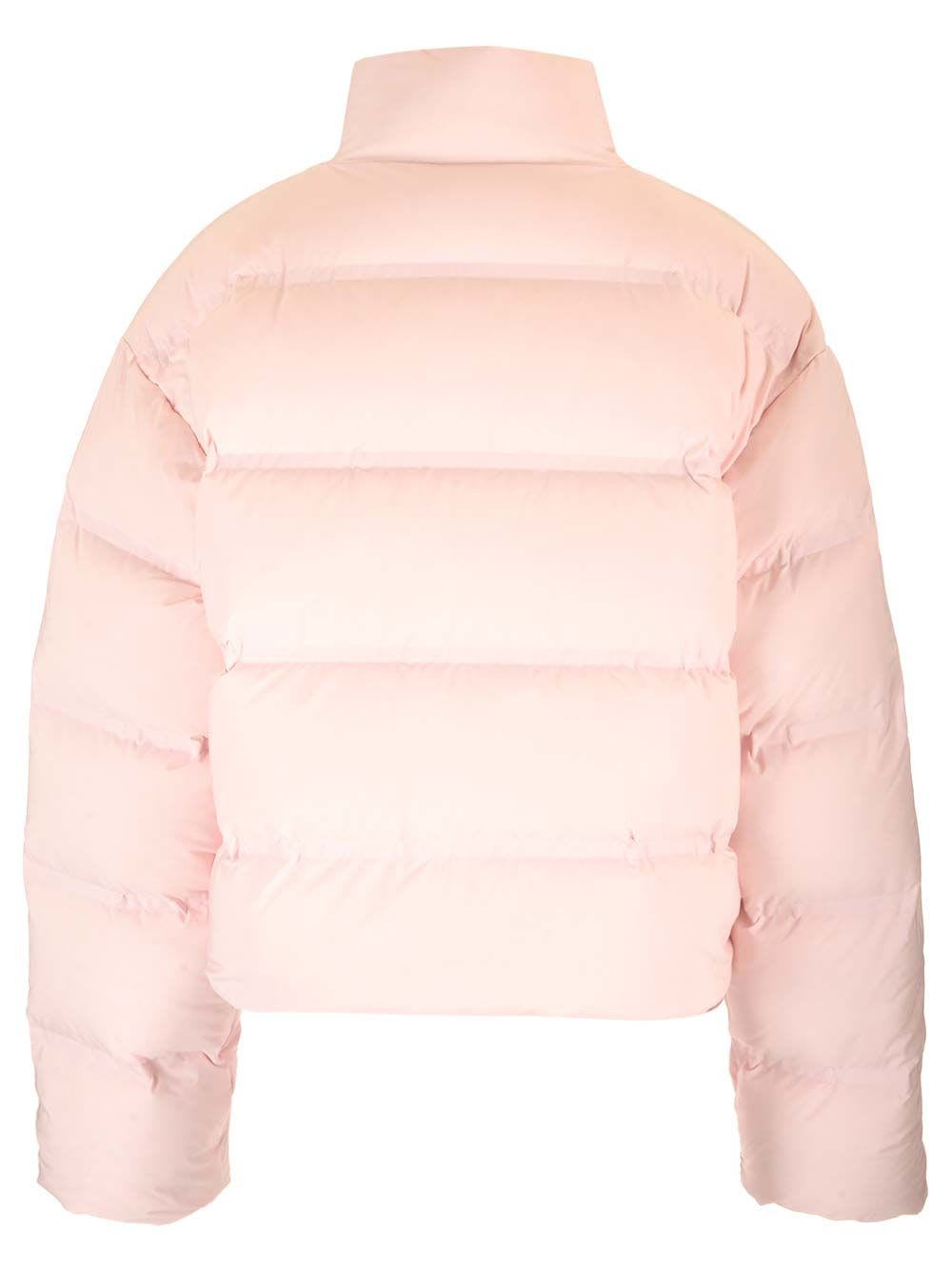 Shop Alexander Wang Short Down Jacket In Rose