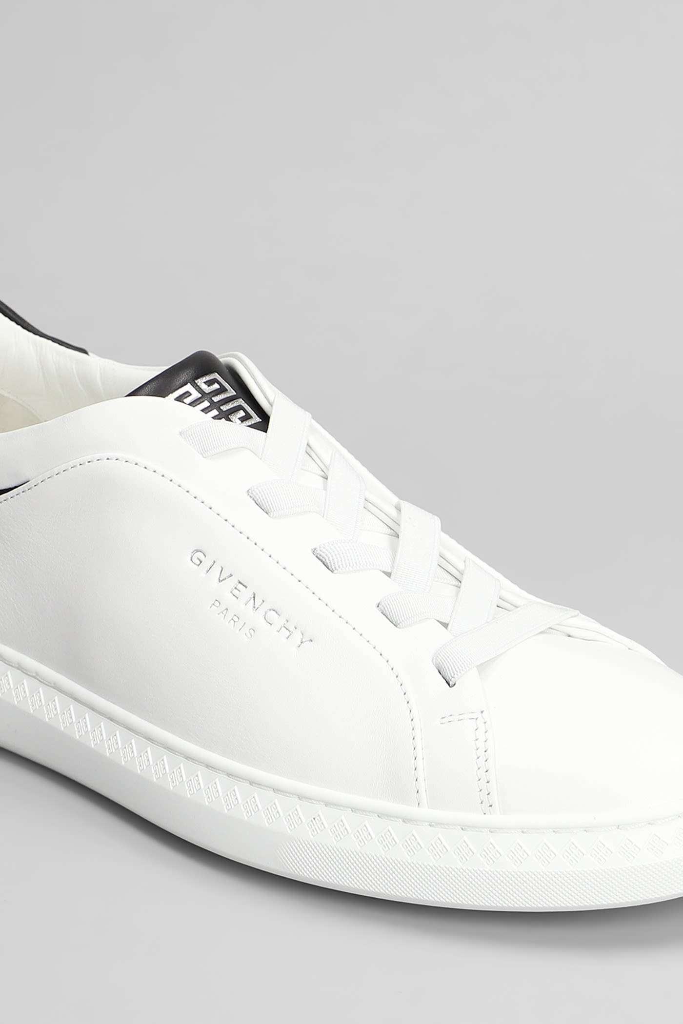 Givenchy G Set Panelled Leather Sneakers In White