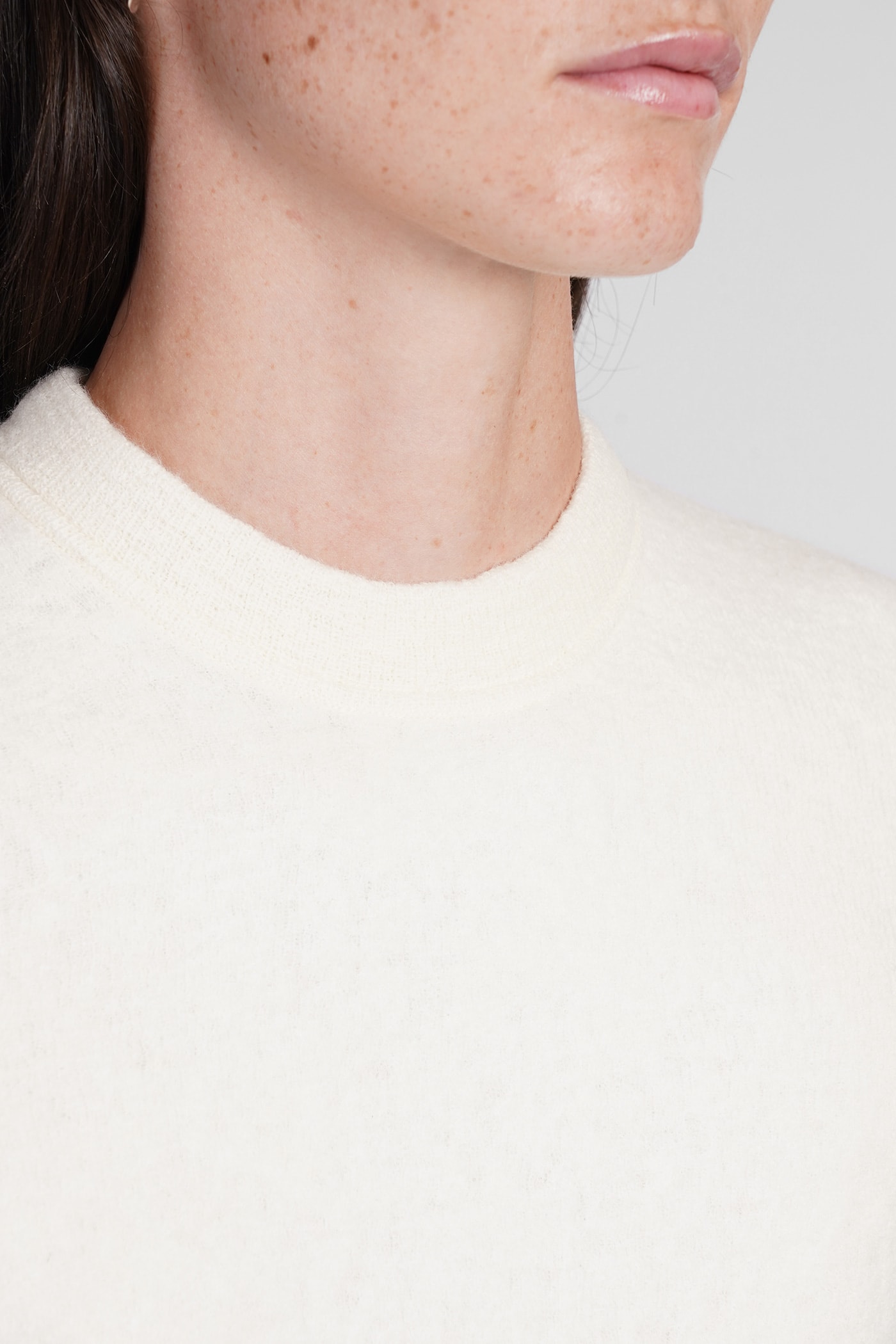 Jil Sander Gestricktes Maxikleid In Beige