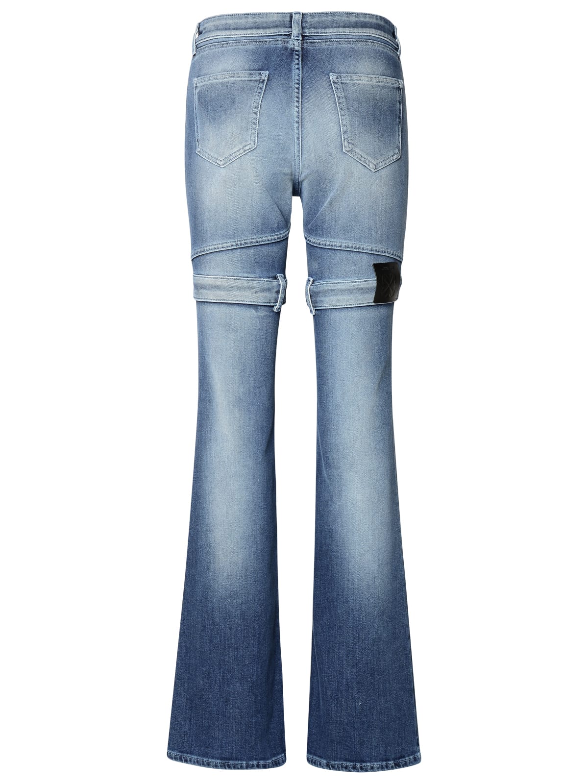 Shop Off-white Blue Cotton Jeans In Light Blue