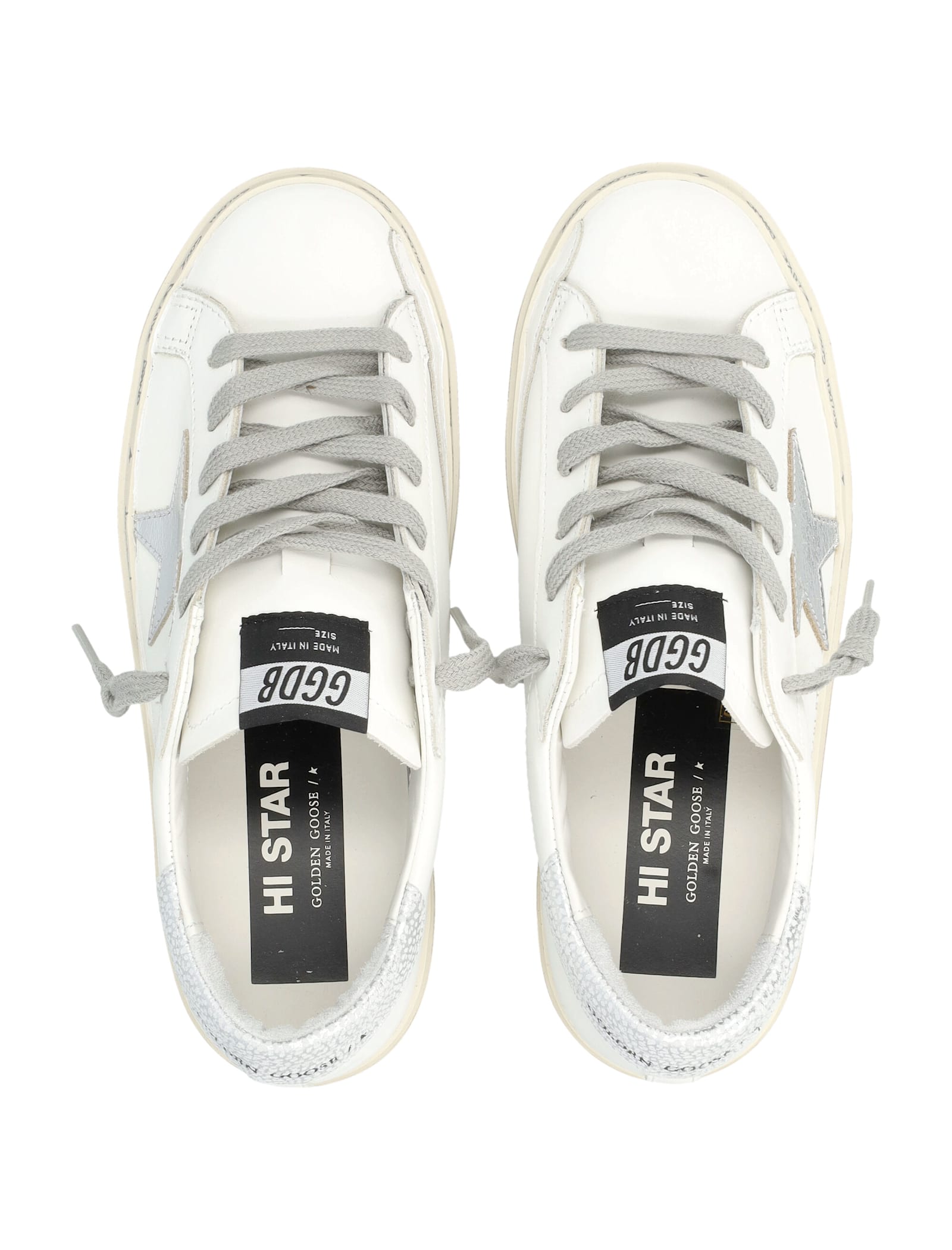 Golden Goose Hi Star Leather Women S Sneaker In White