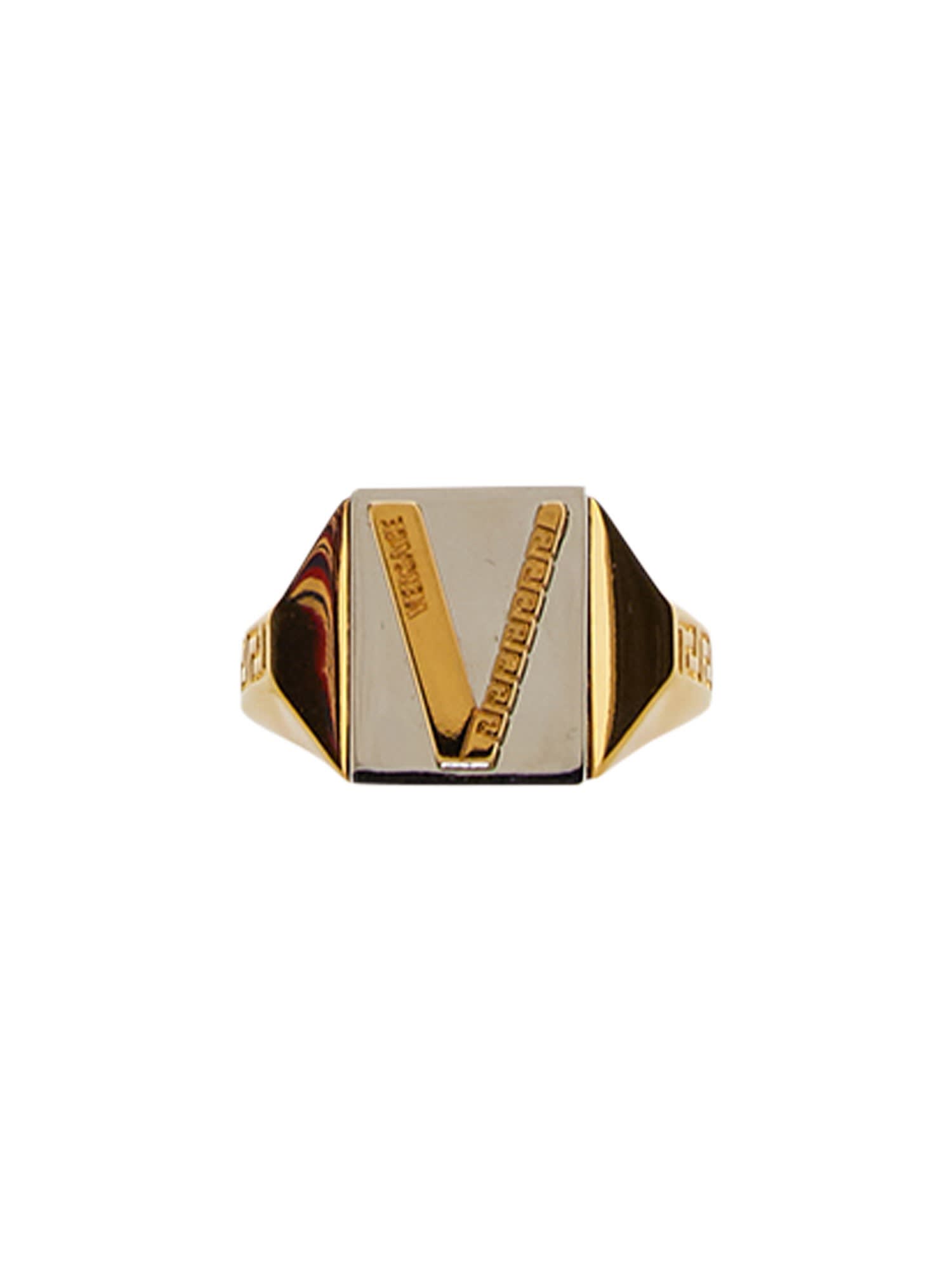 Versace V-barocco Ring for Men
