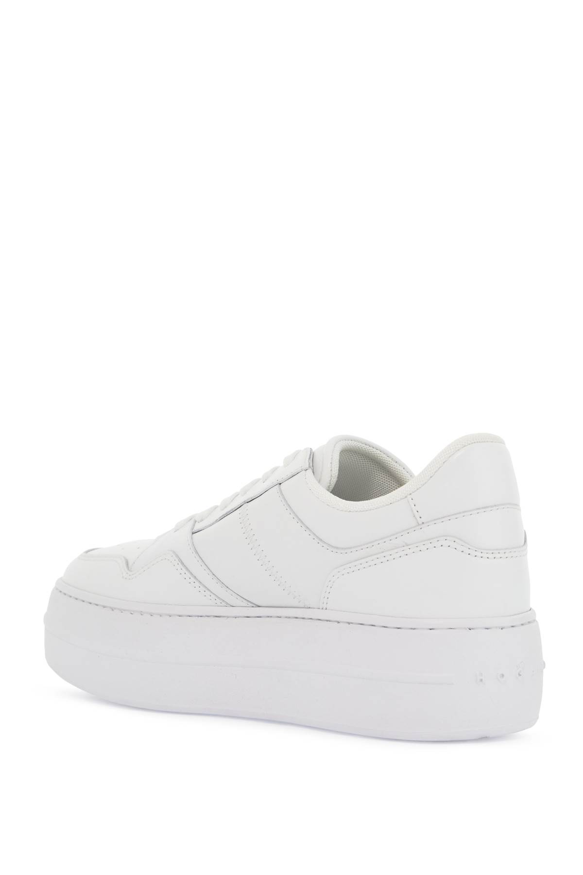 Shop Hogan Platform Skyscraper Sneakers With In Bianco