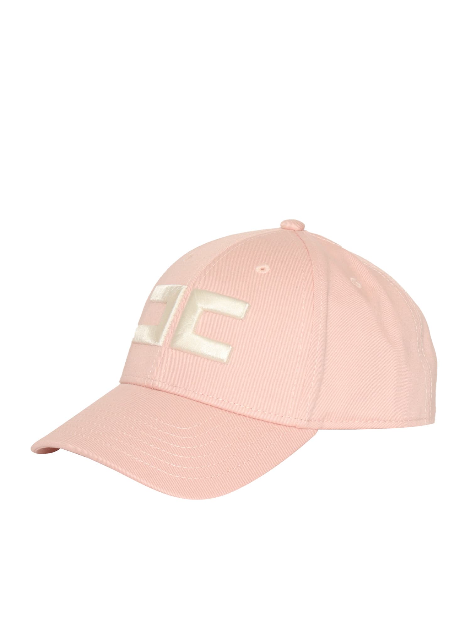 ELISABETTA FRANCHI PINK HAT WITH LOGO