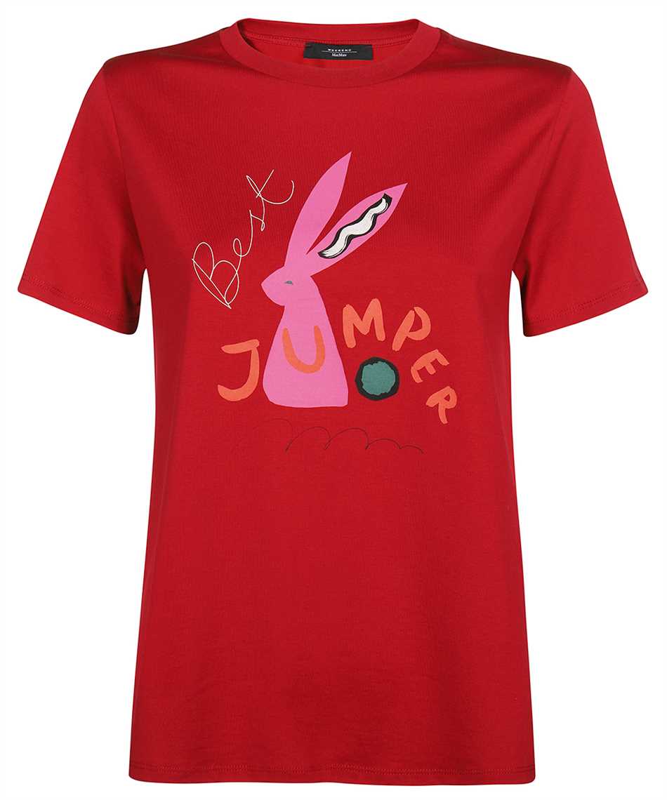 Weekend Max Mara Cotton T-shirt In Red