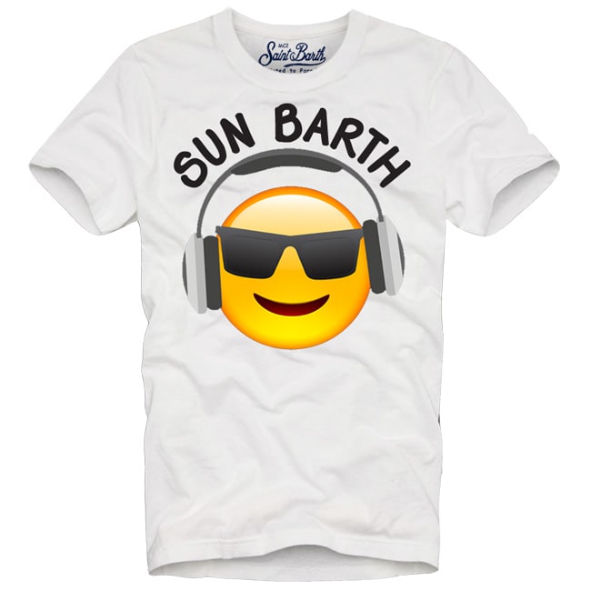 MC2 Saint Barth Emoticon Printed Kids T-shirt For Boy