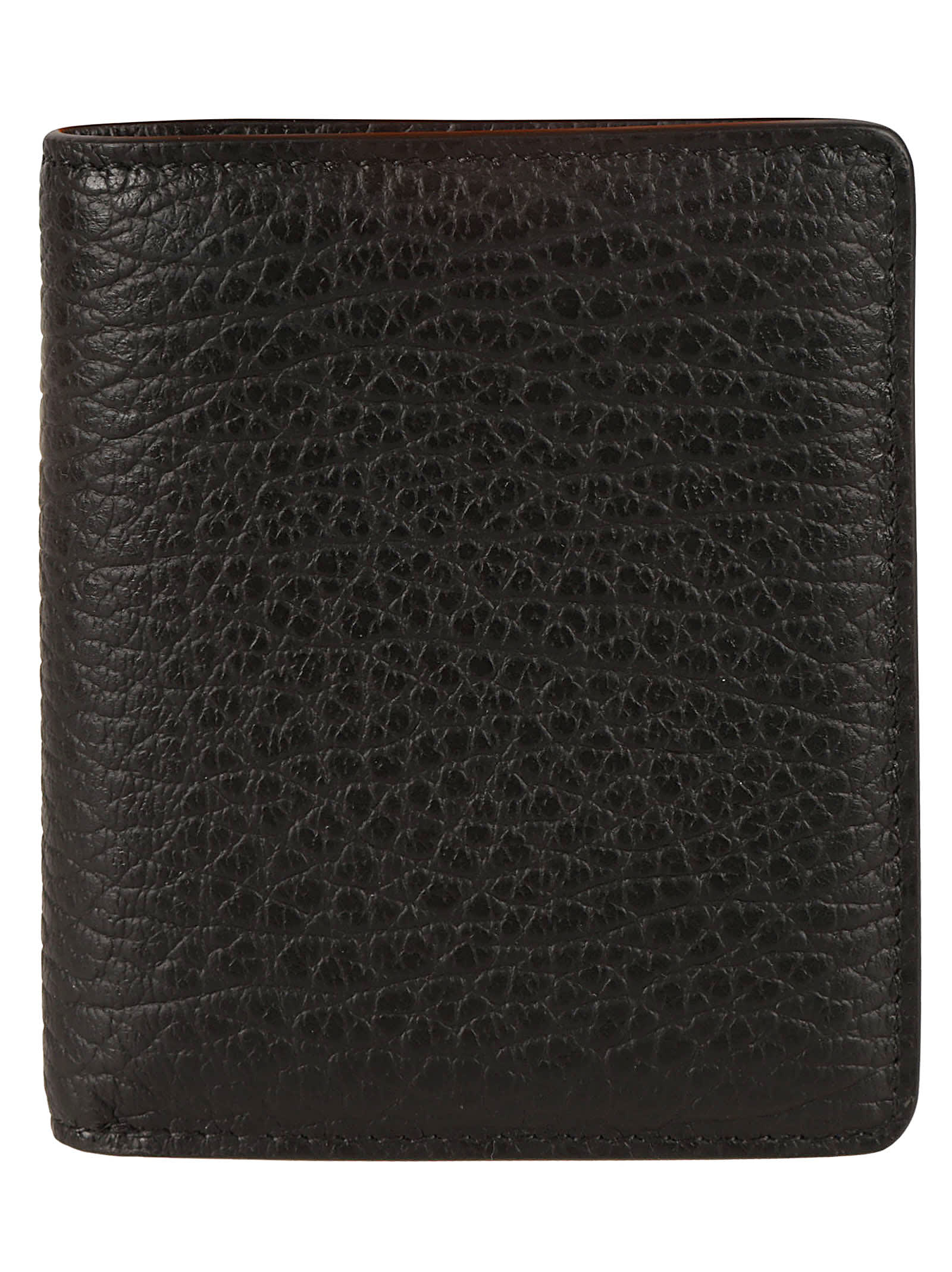 Maison Margiela Button-snap Wallet In Black