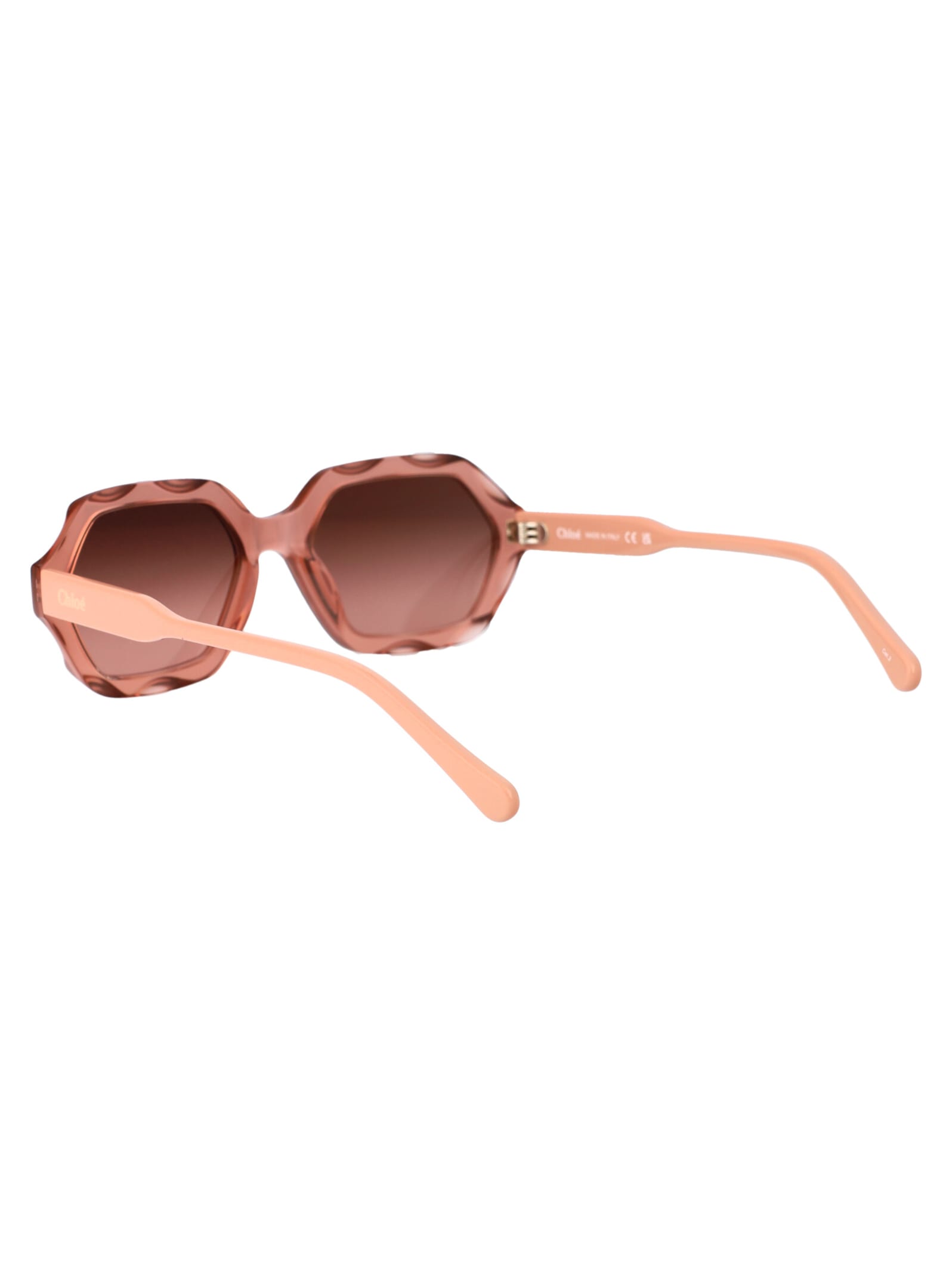 Chloé Ch0227s Sunglasses In 003 Brown Pink Copper