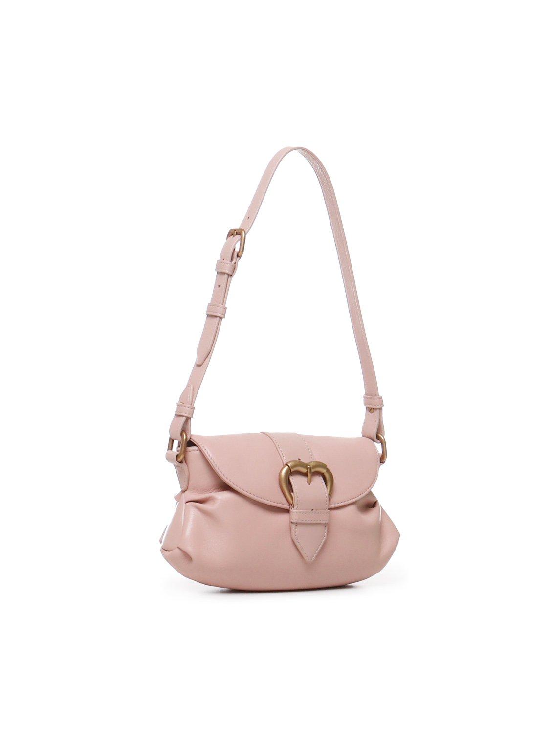Shop Pinko Mini Jolene Shoulder Bag In Light Pink