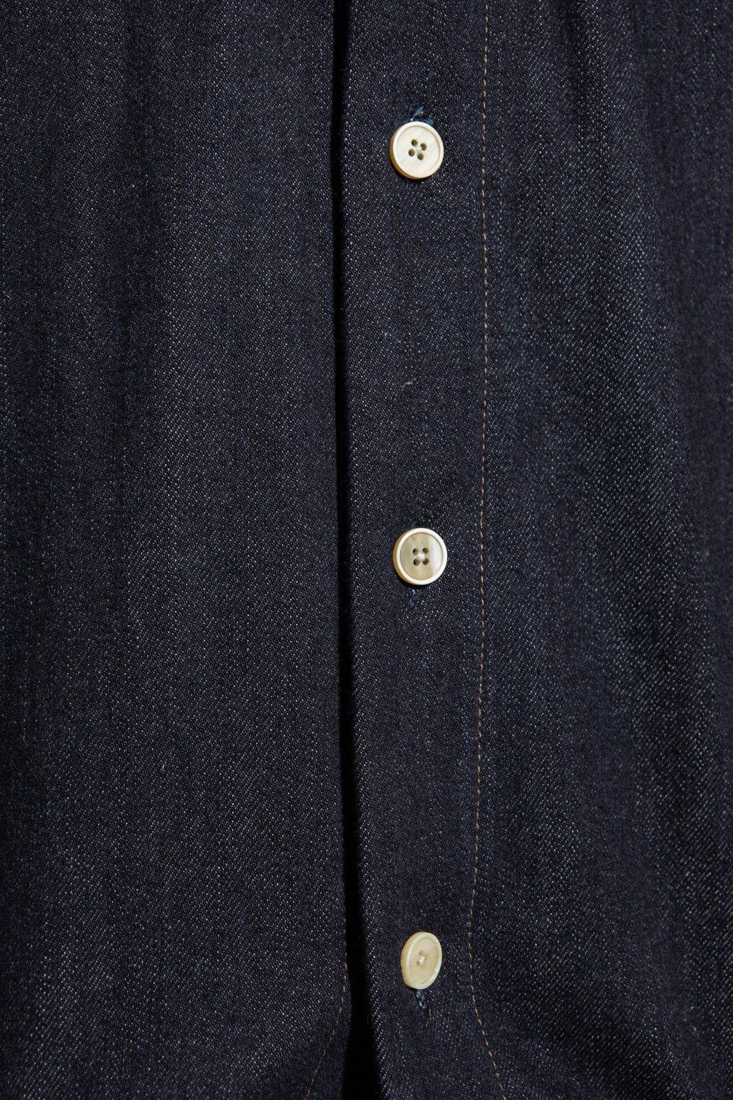 Shop Jil Sander Long-sleeved Denim Shirt