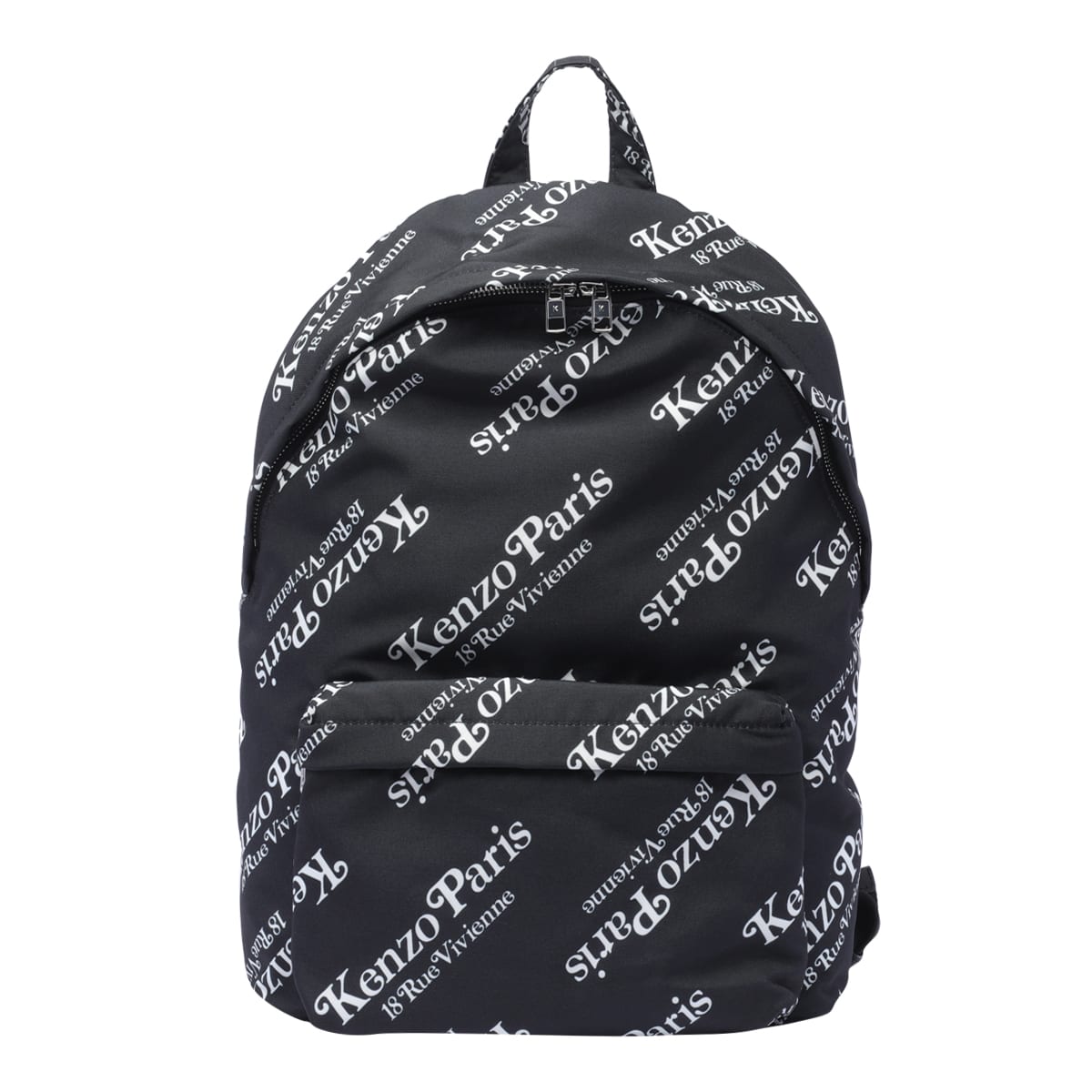 Shop Kenzo Verdy Monogram Backpack In Noir